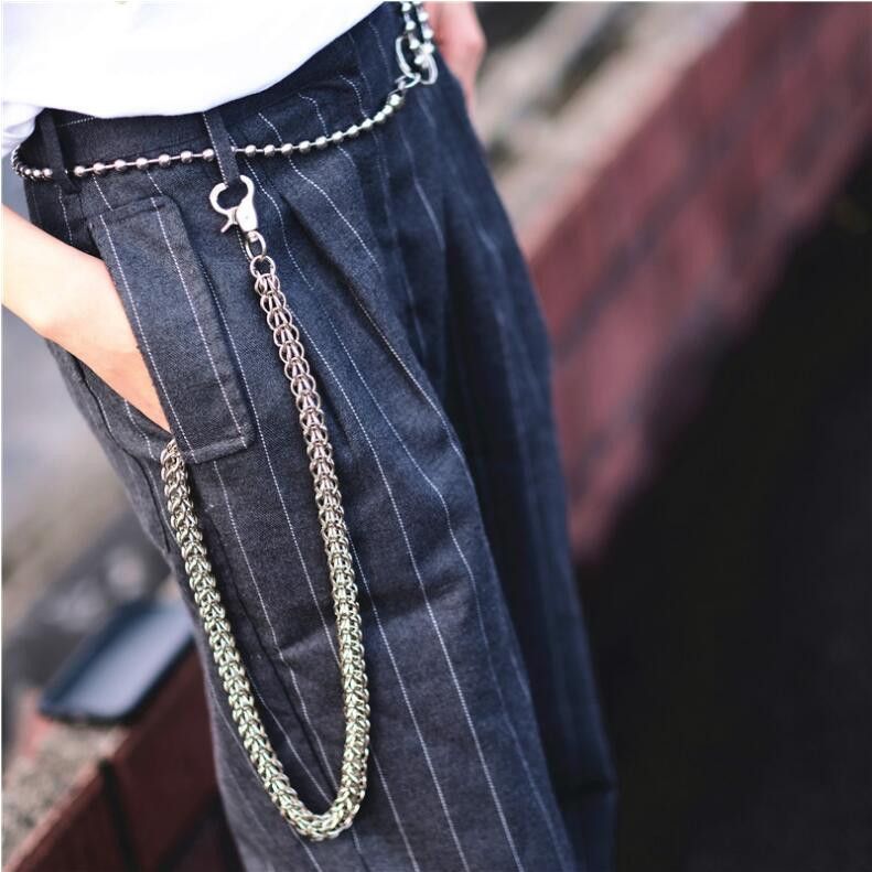 Japanese Brand × Jewelry Retro streetwear punk 78cm long punk trousers Size ONE SIZE - 1 Thumbnail