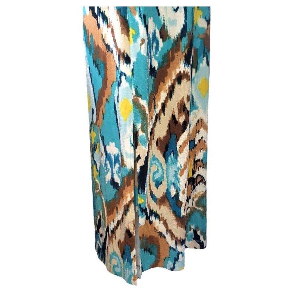 Chicos CT1580 Chico's Travelers Abstract Pattern Maxi Dress Size 1 Size M / US 6-8 / IT 42-44 - 3 Thumbnail