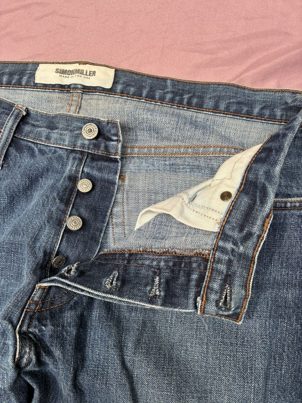 Simon Miller SIMON MILLER SELVEDGE DENIM MADE IN USA Size US 36 / EU 52 - 12 Thumbnail