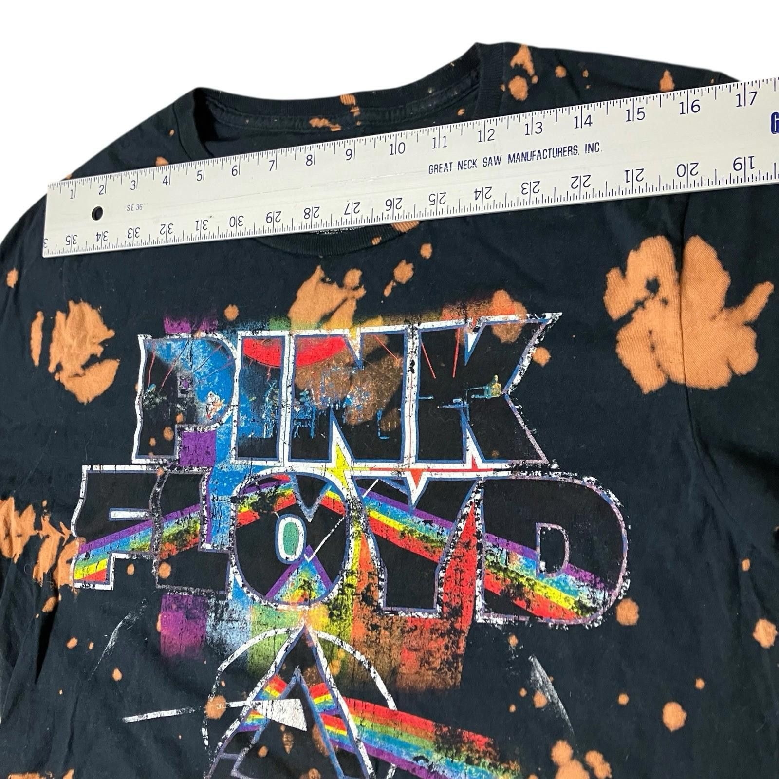 Pink Floyd Pink Floyd T-Shirt Mens M Black Dark Side Of Moon Bleached Size US M / EU 48-50 / 2 - 6 Thumbnail