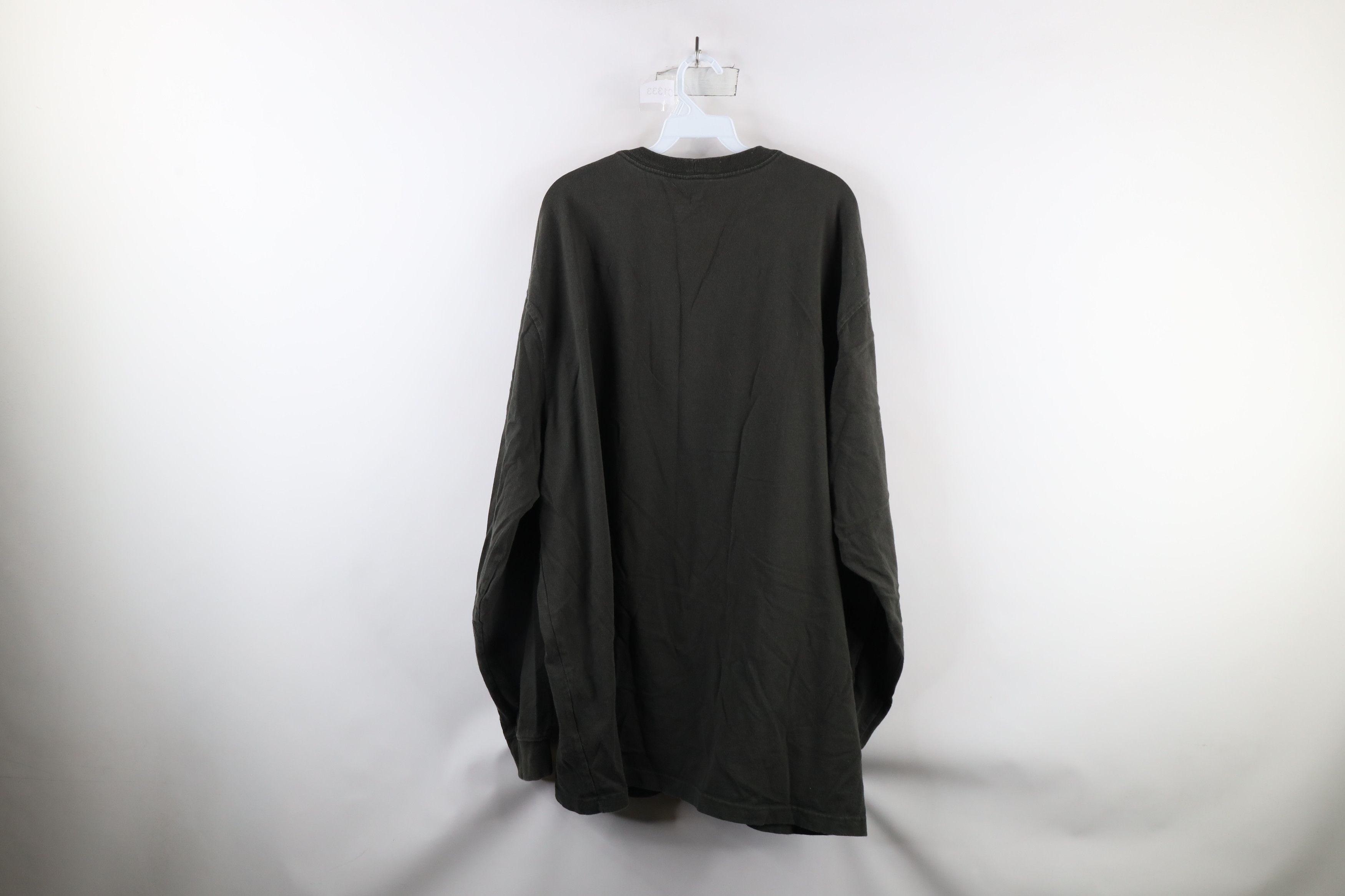 Carhartt × Vintage Vintage Carhartt Long Sleeve T-Shirt Olive Green Cotton Size US XXL / EU 58 / 5 - 8 Thumbnail