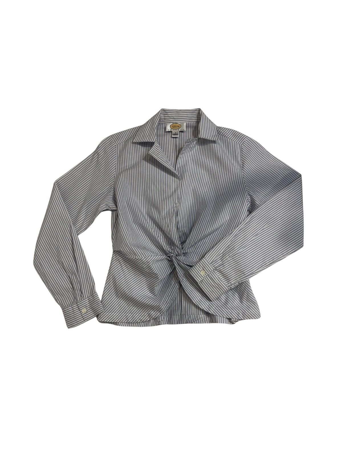 Talbots Gray striped Shirt.wt3040 Size XS / US 0-2 / IT 36-38 - 1 Thumbnail