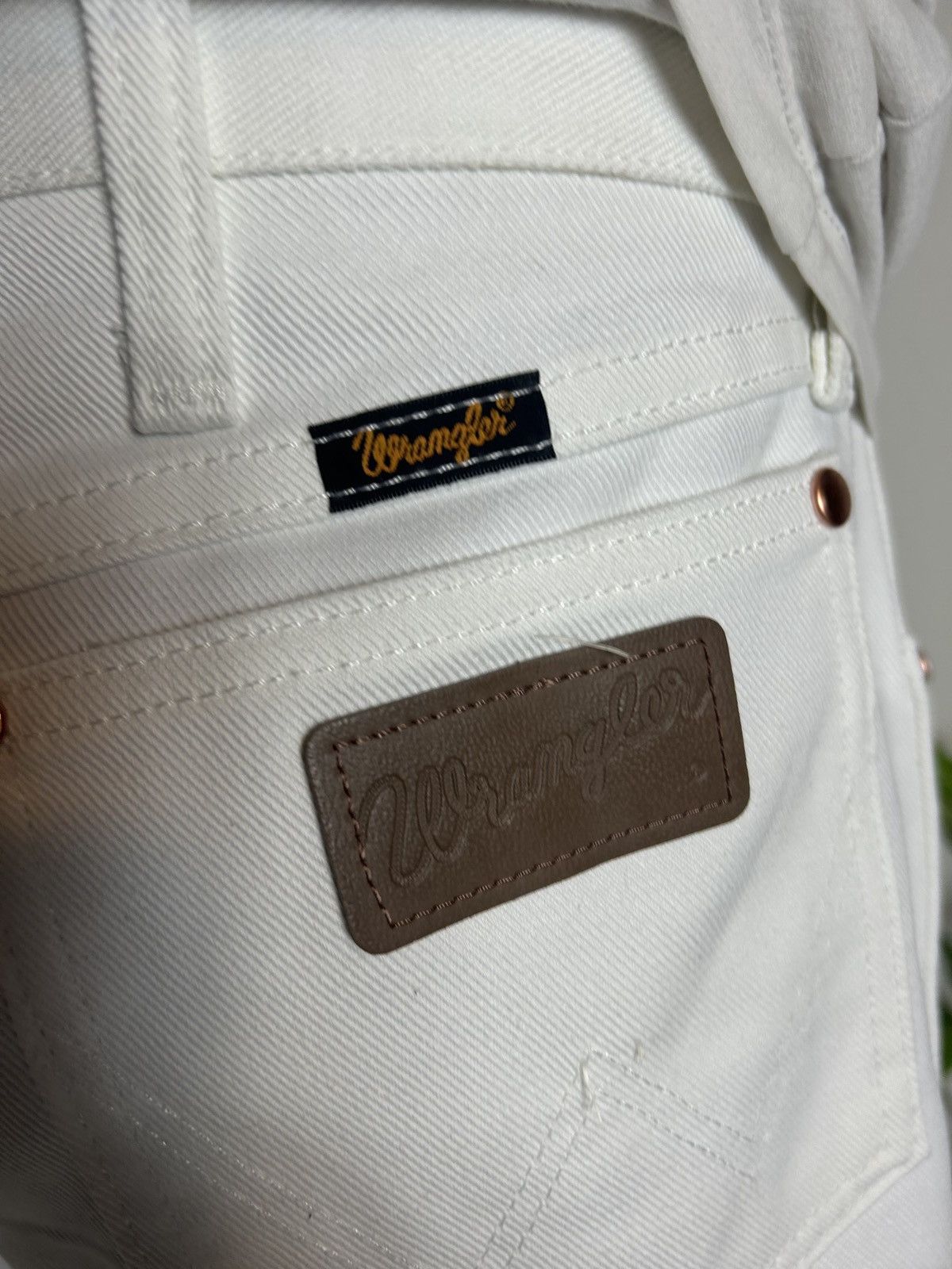 Wrangler White Wrangler Cowboy Cut Original Fit Jeans Size US 36 / EU 52 - 6 Thumbnail