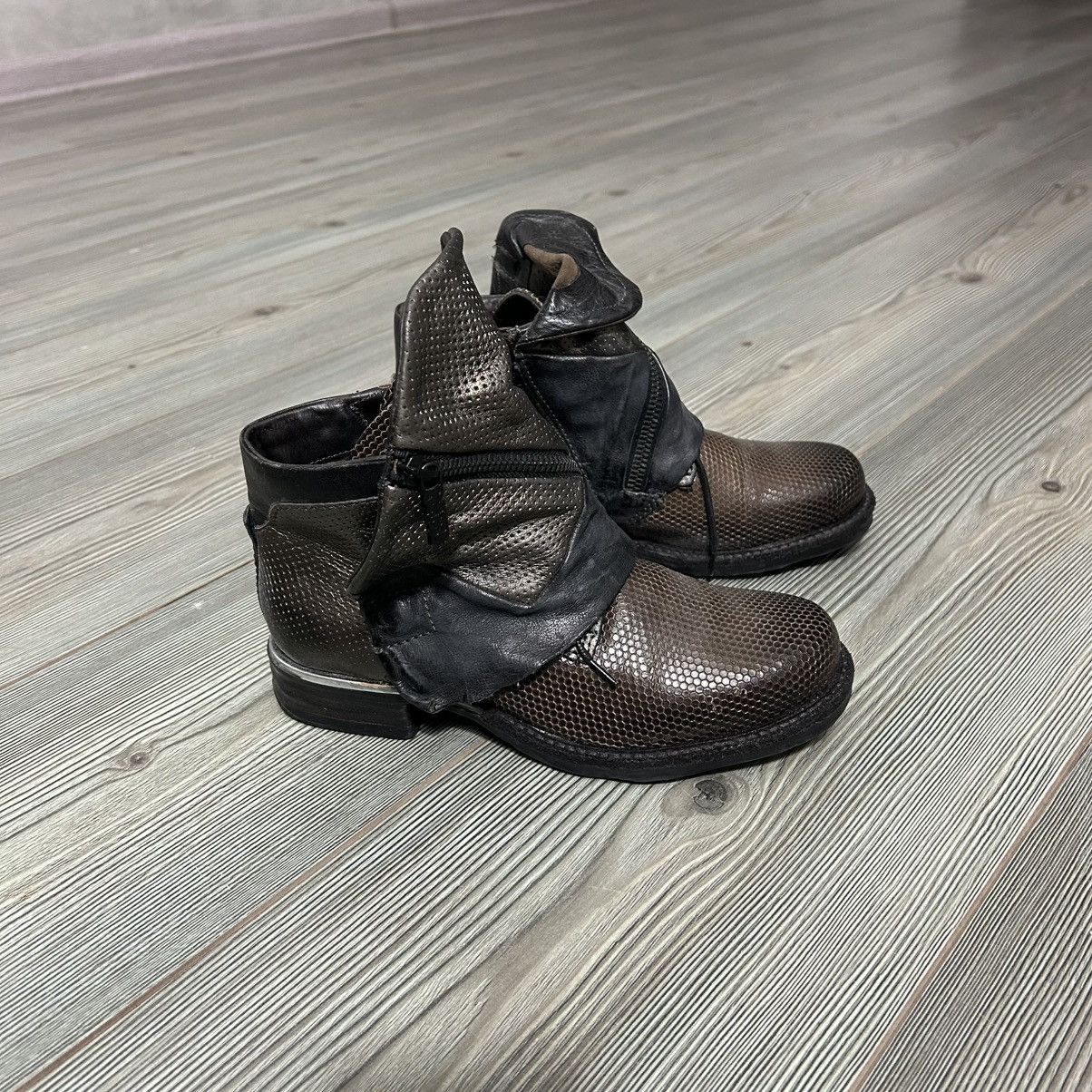 A.S.98 AS 98 Airstep Boho Biker Distressed Rick Owens Style Boots Size US 6 / IT 36 - 4 Thumbnail
