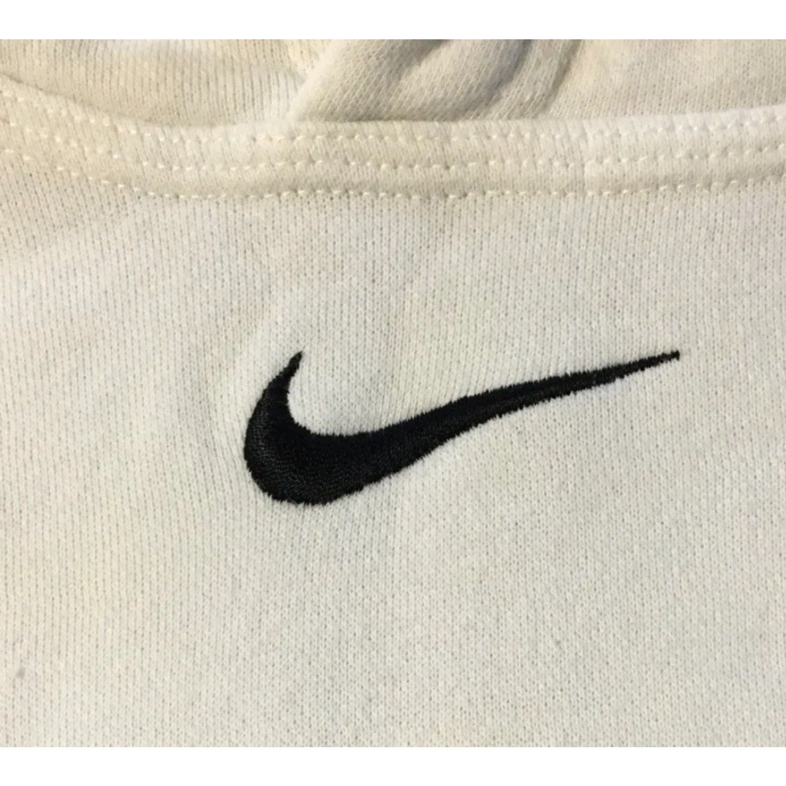 Nike VINTAGE Nike Center Swoosh Faded Distressed Hoodie XL Men White 90s Grunge Skate Travis Scott Sportswear Pullover Hoodie Size US XL / EU 56 / 4 - 3 Thumbnail