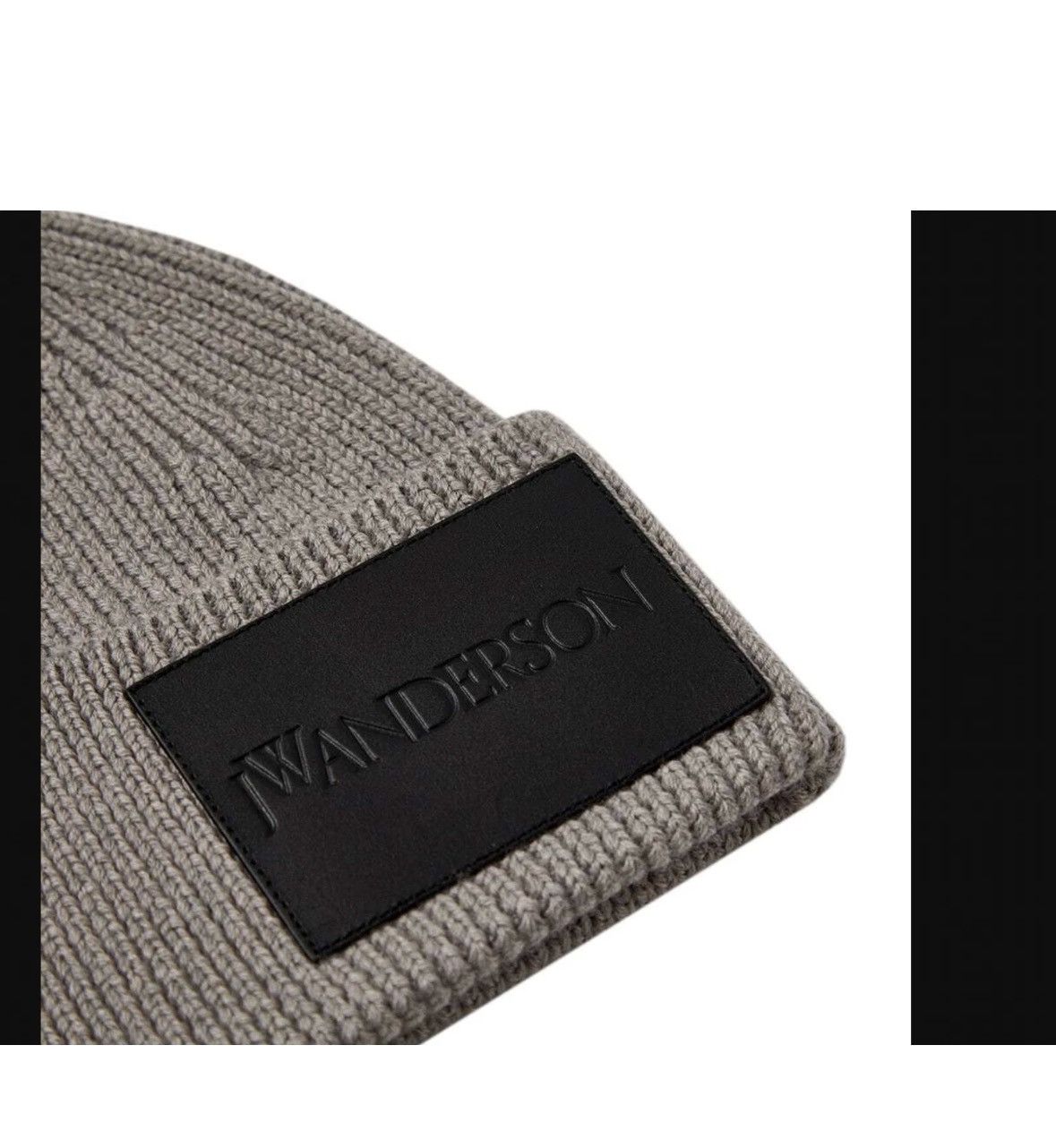 JW Anderson JW Anderson Logo Patch Beanie in Color Hemp Size ONE SIZE - 8 Thumbnail