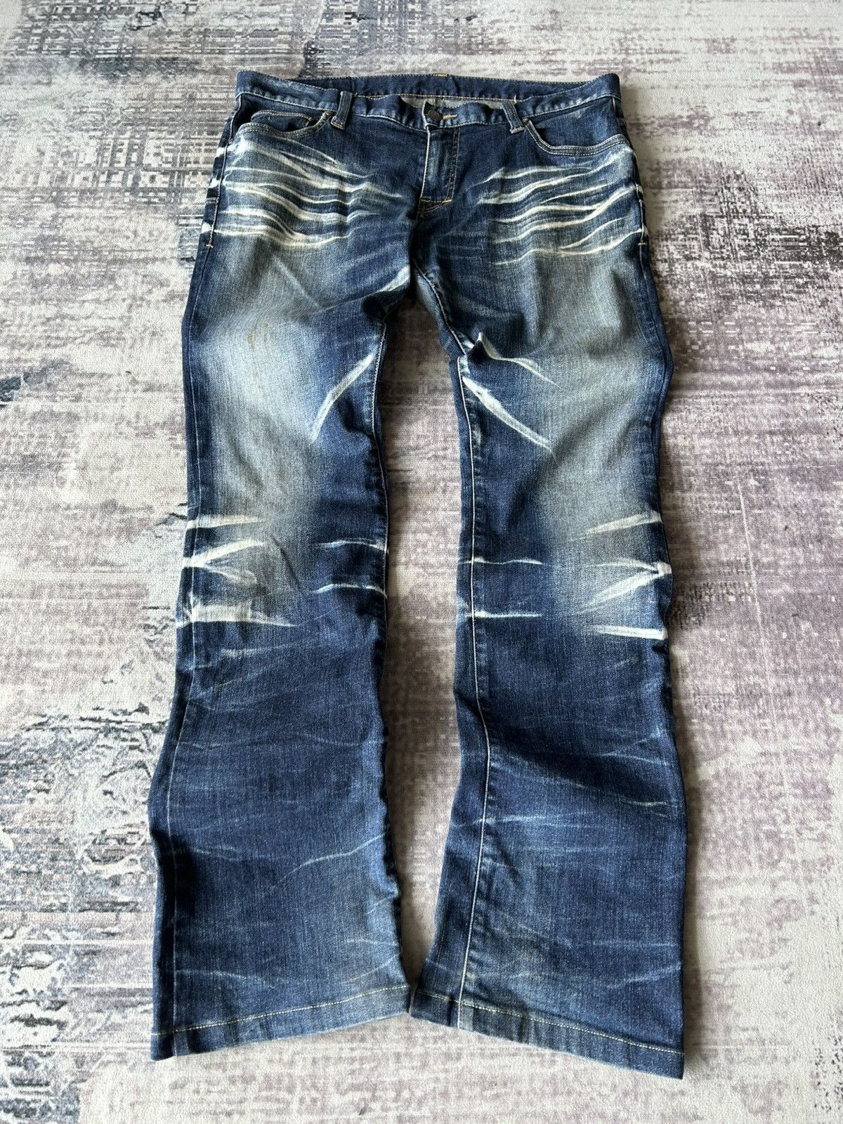 Tornado Mart Tornado Mart Mudwash Flared Jeans Size US 34 / EU 50 - 1 Thumbnail