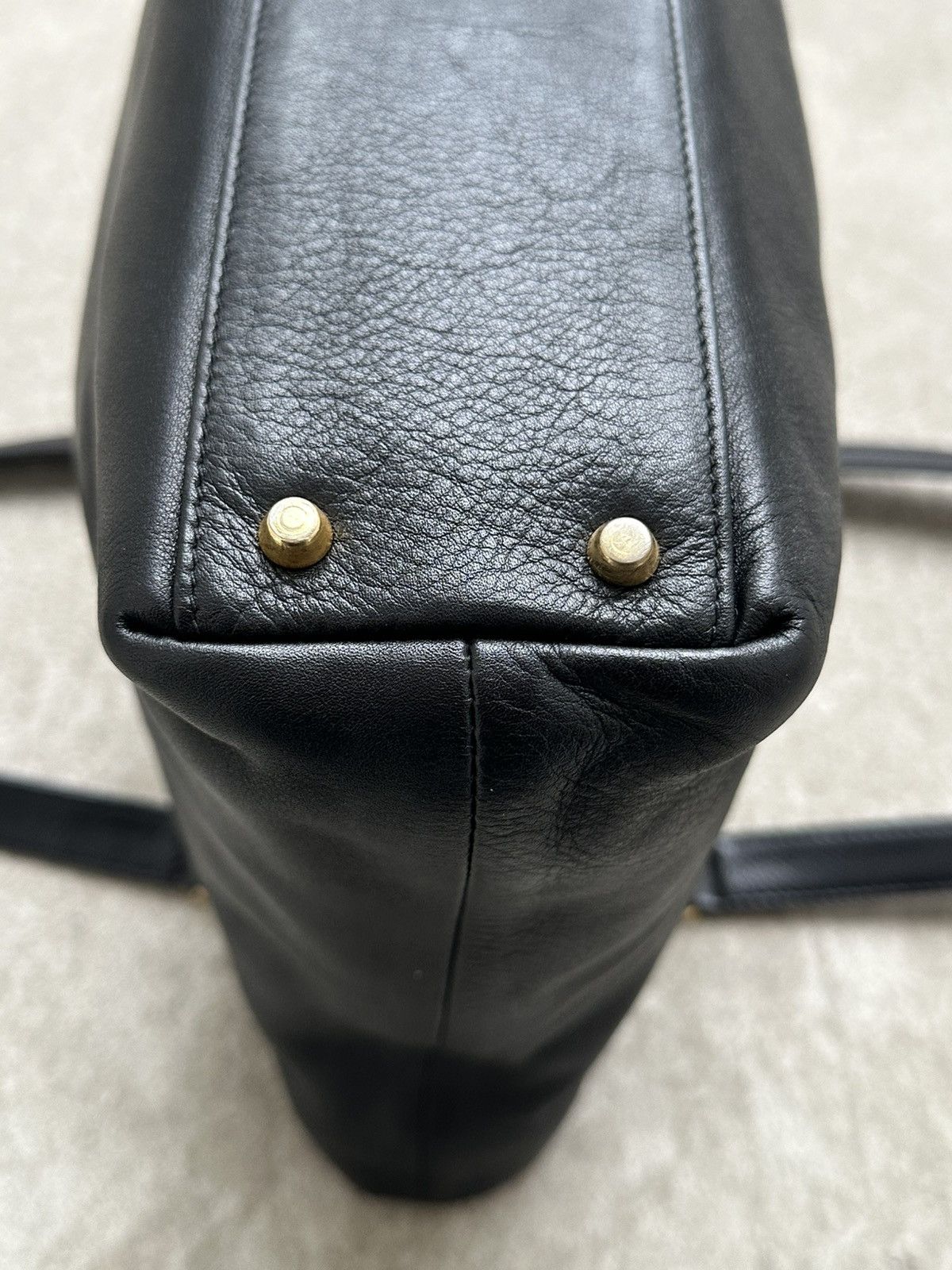 Versace Vintage Gianni Versace La Medusa Golden Logo Leather Bag Size ONE SIZE - 17 Thumbnail