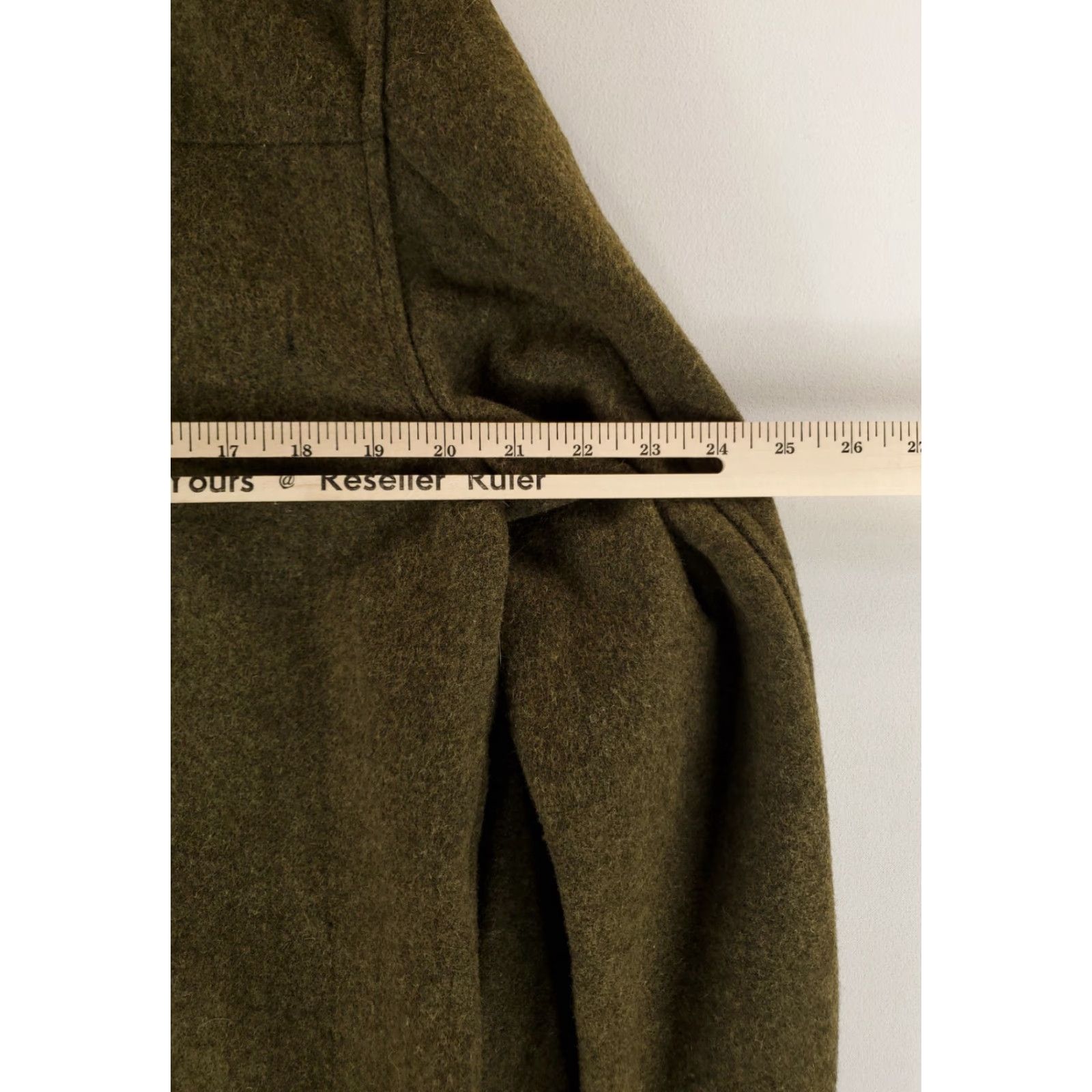 Vintage Powder River Outfitters Panhandle Jacket Full Zip Green Wool Blend Mens M Bomber Jacket Size US M / EU 48-50 / 2 - 7 Thumbnail