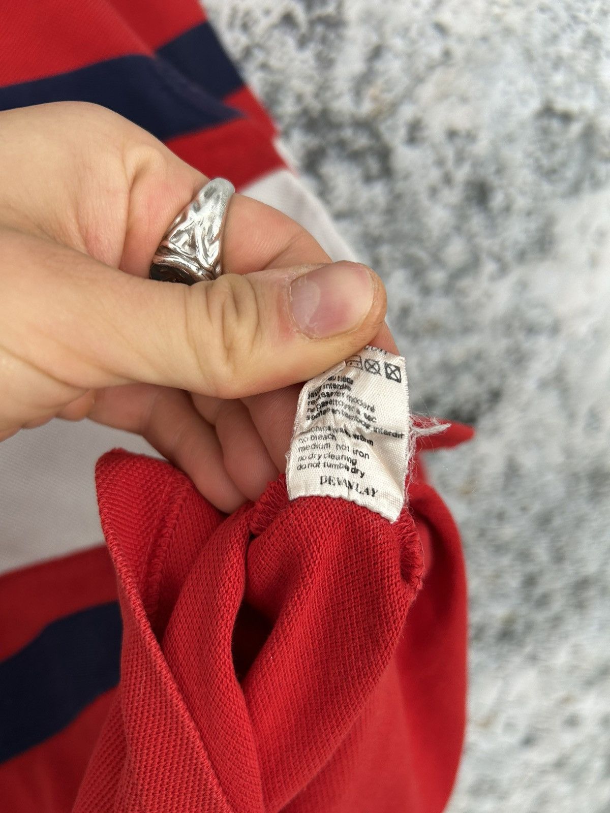 Lacoste Vintage Lacoste Rugby Polo Streetwear Skate 90s Rap Baggy Size US L / EU 52-54 / 3 - 7 Thumbnail