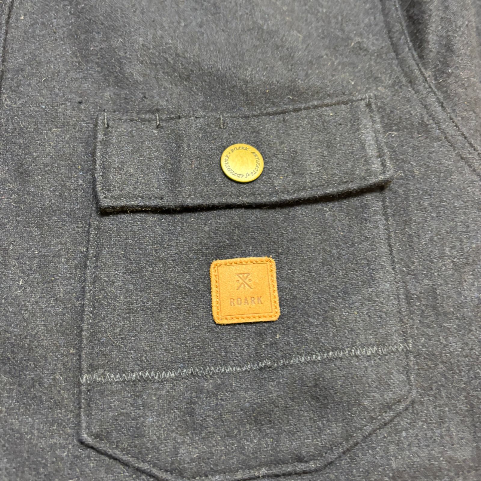 Roark Roark Revival Nordsman Wool Blend Flannel Shirt Men's Small Size US S / EU 44-46 / 1 - 3 Thumbnail