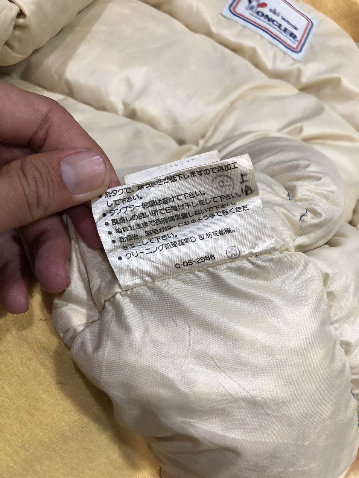 Asics × Moncler Vintage Moncler Skiwear Asics Down Jacket Size US S / EU 44-46 / 1 - 14 Thumbnail