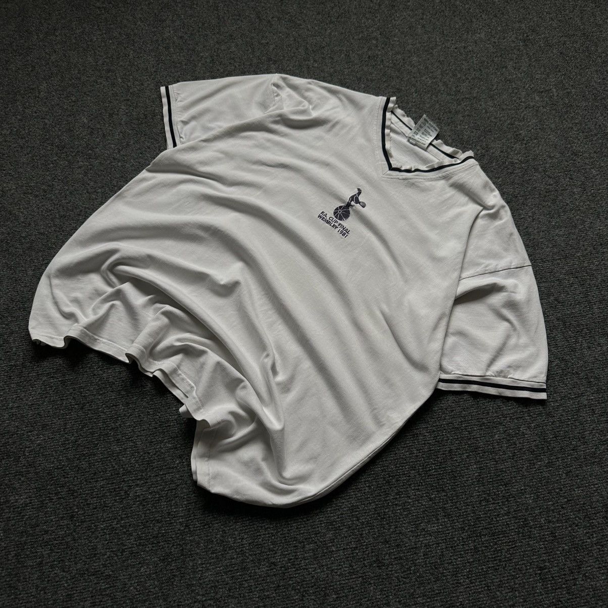 Y/Project VTG Tottenham Hotspur 80s T-shirts V Neck Size XL Trashed Size US XL / EU 56 / 4 - 2 Thumbnail