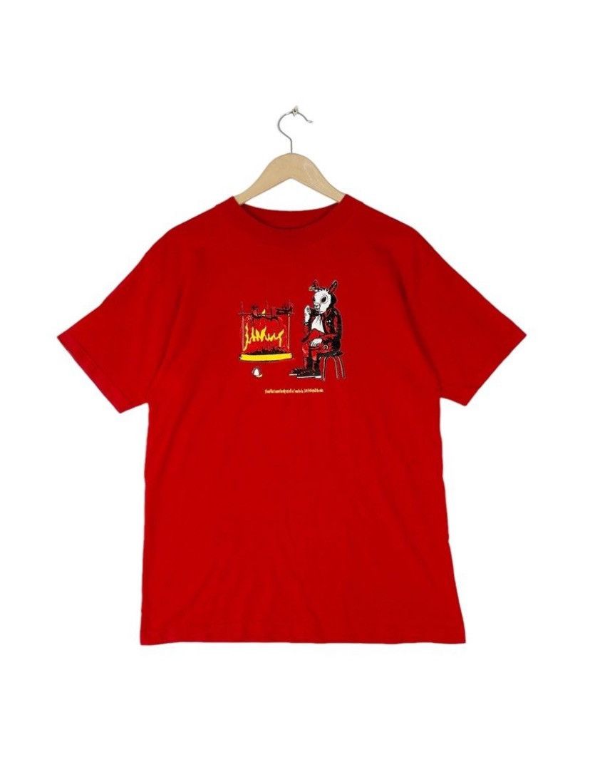 Band Tees × Vintage Vintage 90s Corkscrew Band / Black Dream Punk Rock Size US M / EU 48-50 / 2 - 1 Thumbnail