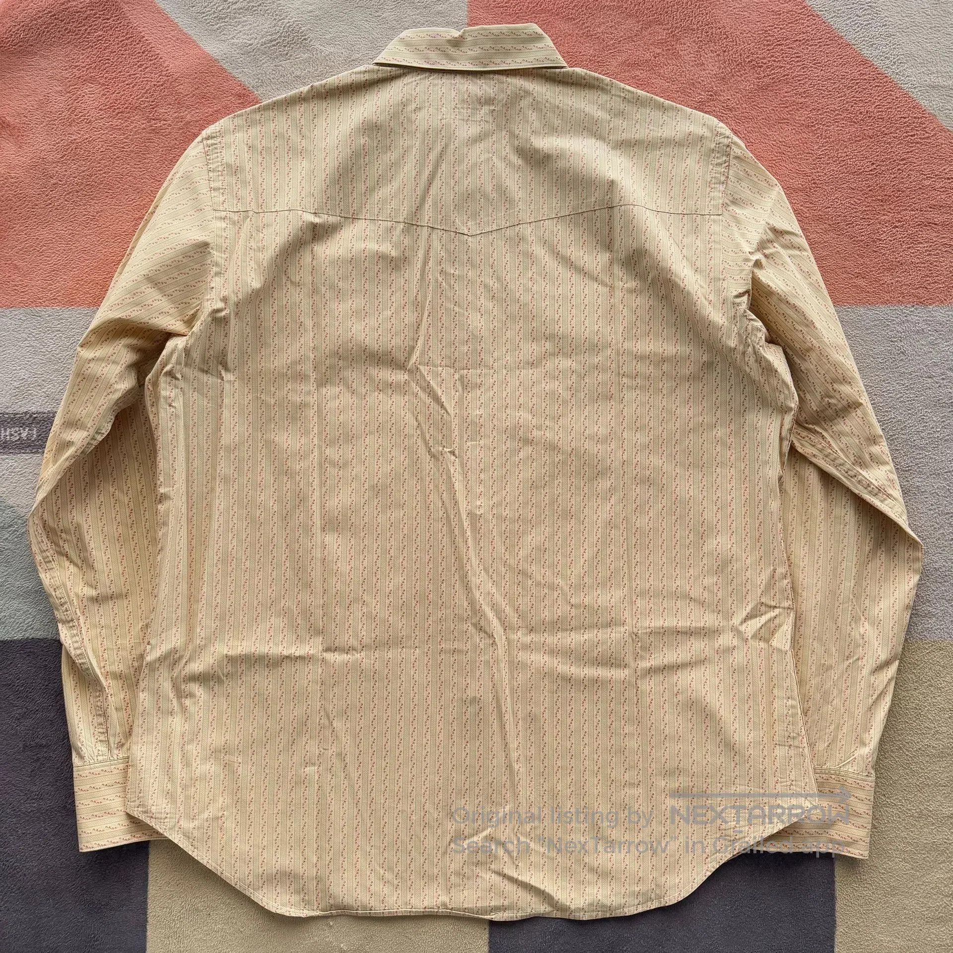 Polo Ralph Lauren Ralph Lauren Western Floral Stripe Shirt. Size US L / EU 52-54 / 3 - 5 Thumbnail