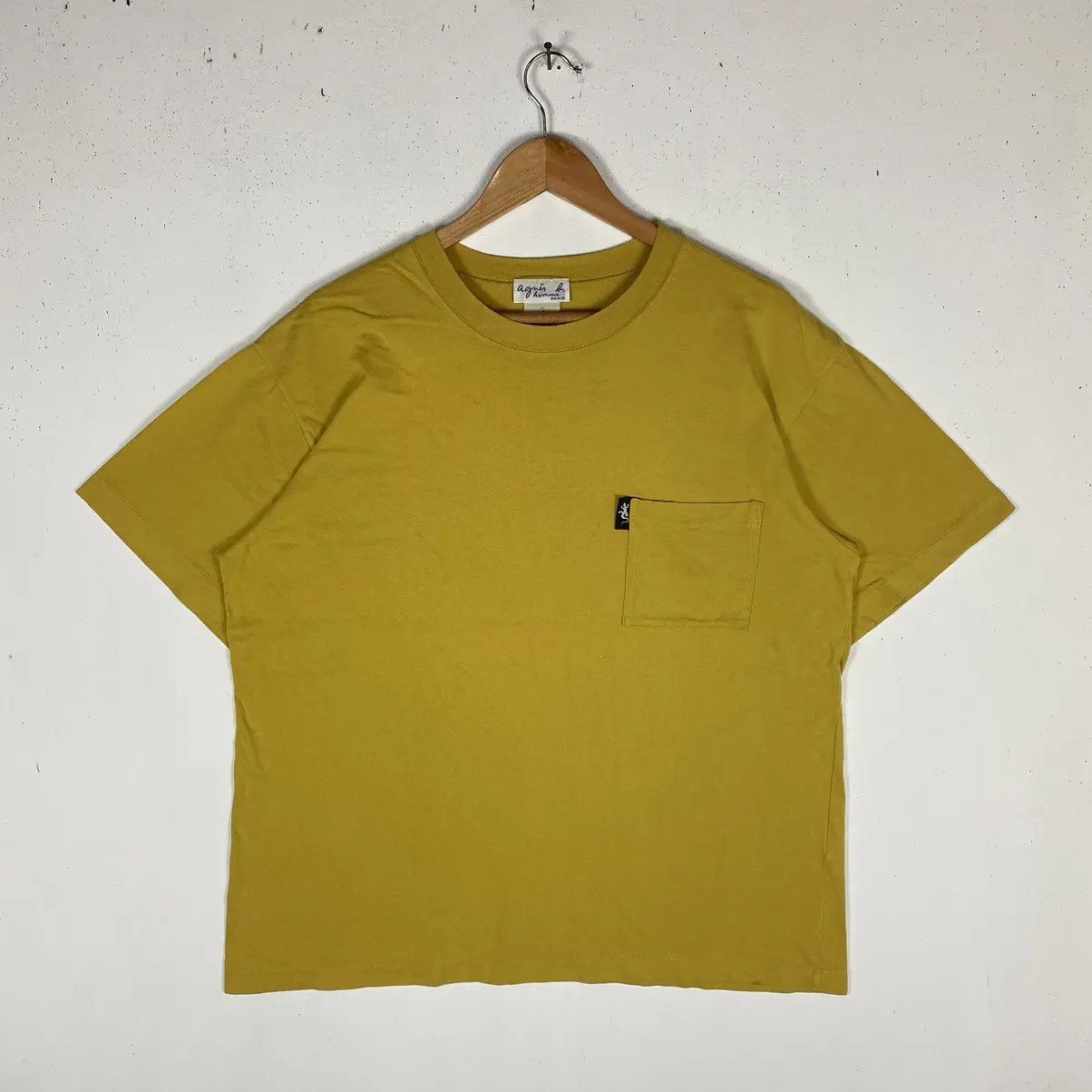 Designer Vintage AGNES B. Homme Paris Minimalist Pocket Tee Size US L / EU 52-54 / 3 - 2 Thumbnail