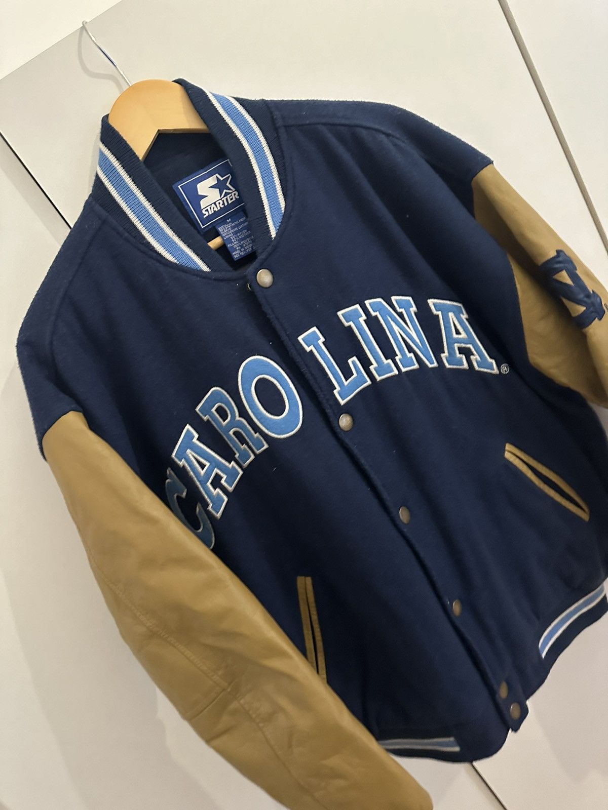 Starter Starter Jacke North Carolina Size M Lederjacke Jacket Size US M / EU 48-50 / 2 - 5 Thumbnail