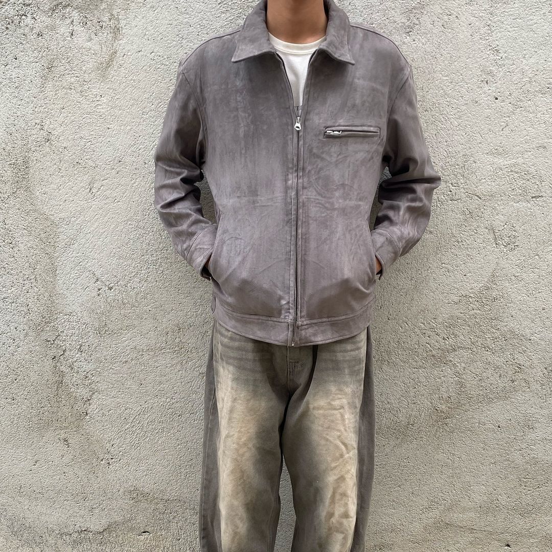 Designer WHO au detroit suede jacket Size US L / EU 52-54 / 3 - 8 Thumbnail