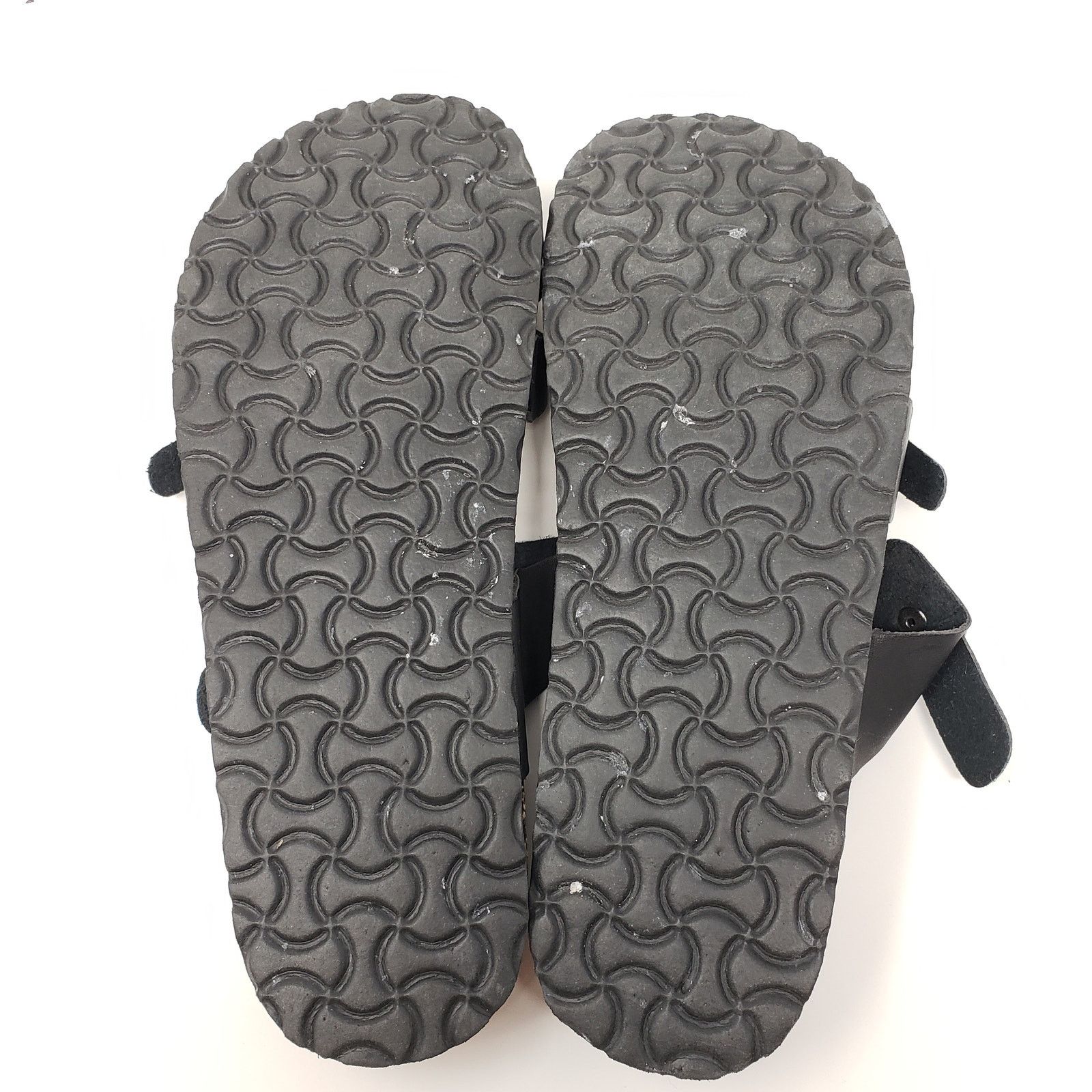 Other Outwoods 2-Strap Black Strappy Buckle Flat Slip-On Sandals 9 Size US 9 / IT 39 - 7 Thumbnail