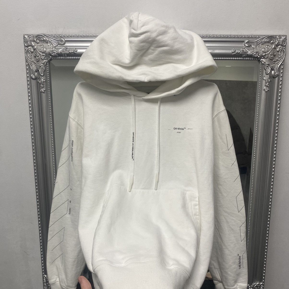 Off-White Off White hoodie Big Logo Cage Back Size US L / EU 52-54 / 3 - 5 Thumbnail