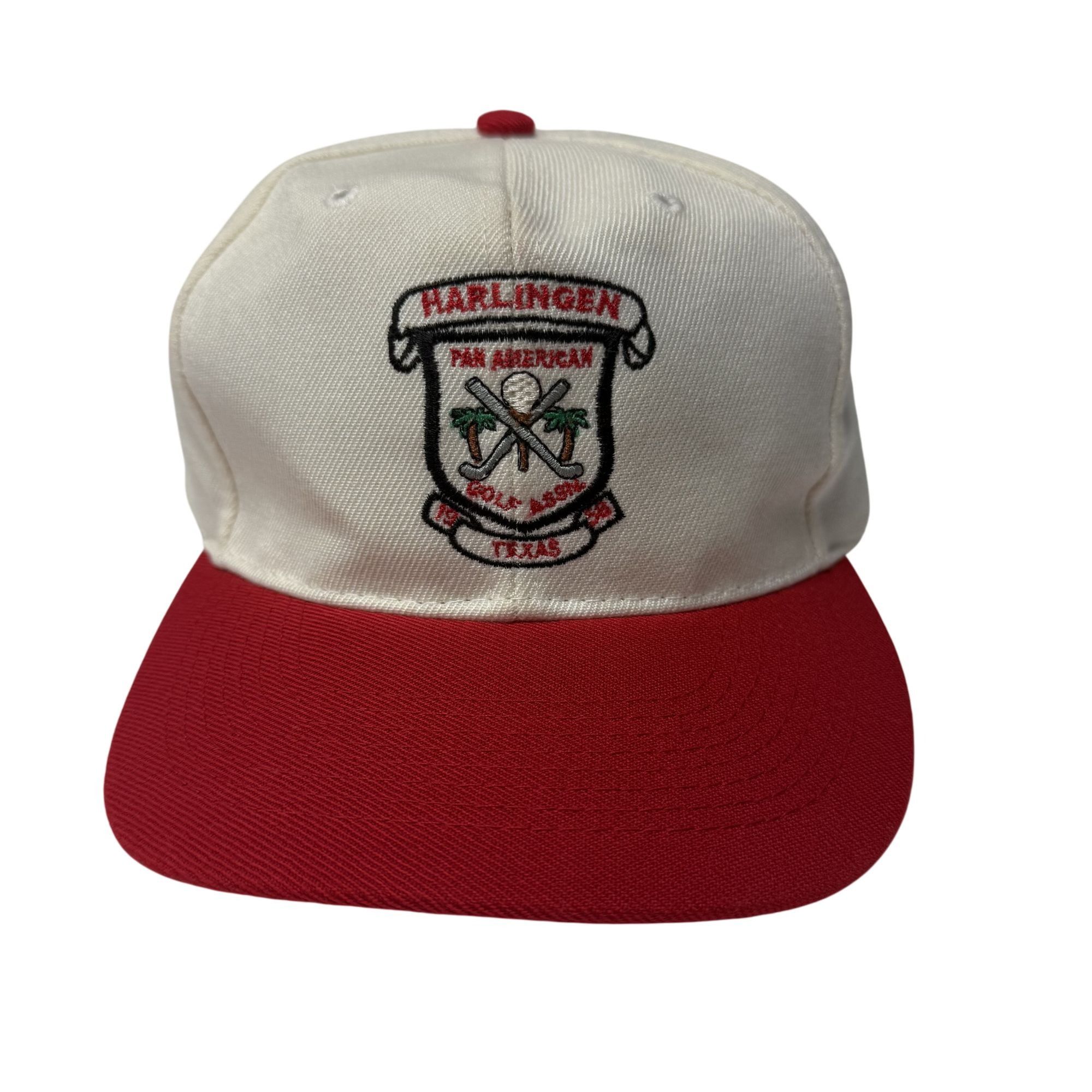 Otto Vtg Otto Cap HARLINGEN Pan American Golf Assn CLUB Texas Cap Size ONE SIZE - 2 Thumbnail