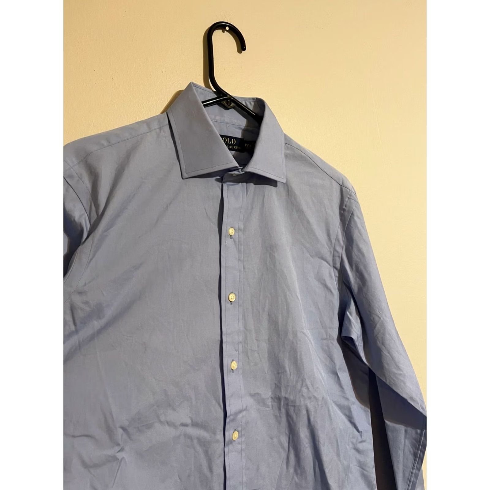 Polo Ralph Lauren Polo Ralph Lauren Button Up Shirt Men's Long Sleeve Blue 15.5 32-33 Size 42R - 6 Thumbnail