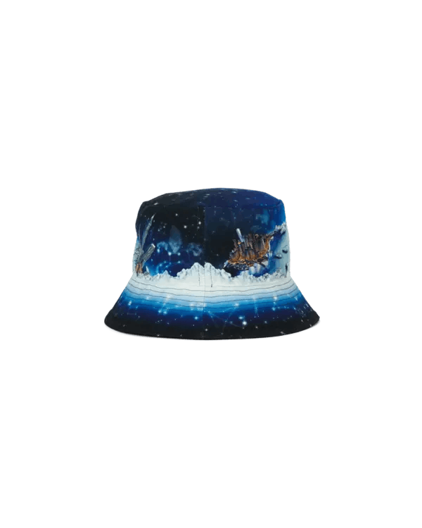 Casablanca o1mle0326 Size: M / Printed Denim Bucket Hat / Cap Size ONE SIZE - 1 Thumbnail