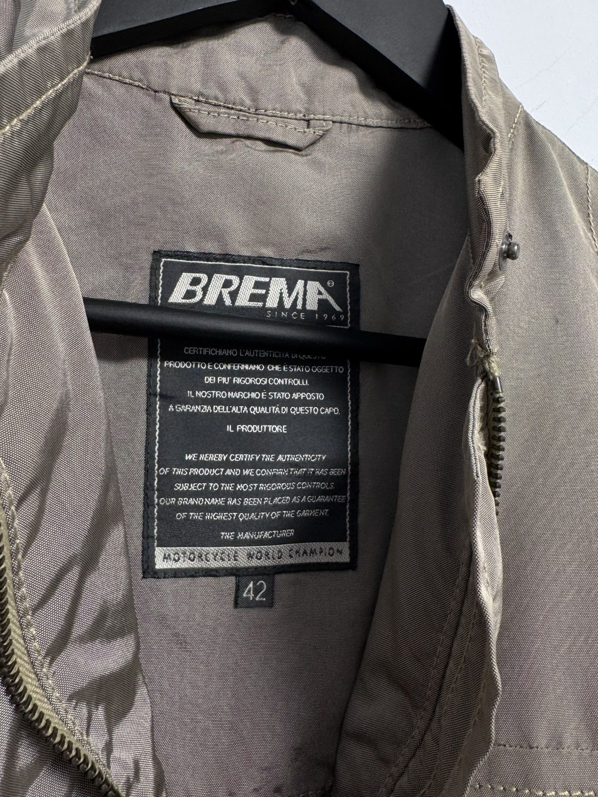 Vintage Vintage Brema Motorcycle Jacket Style Biker Size M / US 6-8 / IT 42-44 - 11 Thumbnail