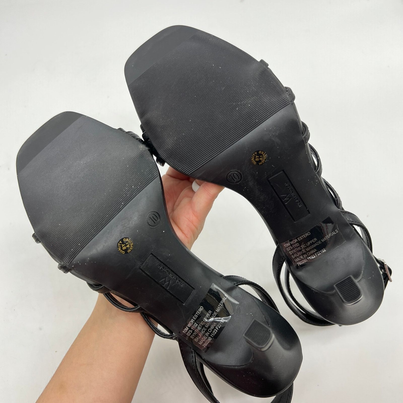 Other Worthington Women Shoes Estero Black Heeled Sandals Size 10M Size US 10 / IT 40 - 8 Thumbnail
