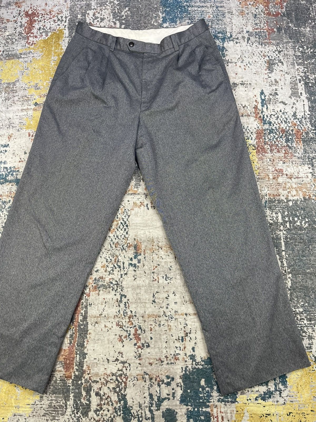 Burberry Burberry London Grey Business Formal Pants Size US 33 - 2 Thumbnail