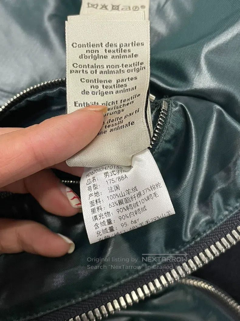 Hermes Hermes Men's Cashmere and Leather Padded Jacket Coat Size US M / EU 48-50 / 2 - 5 Thumbnail
