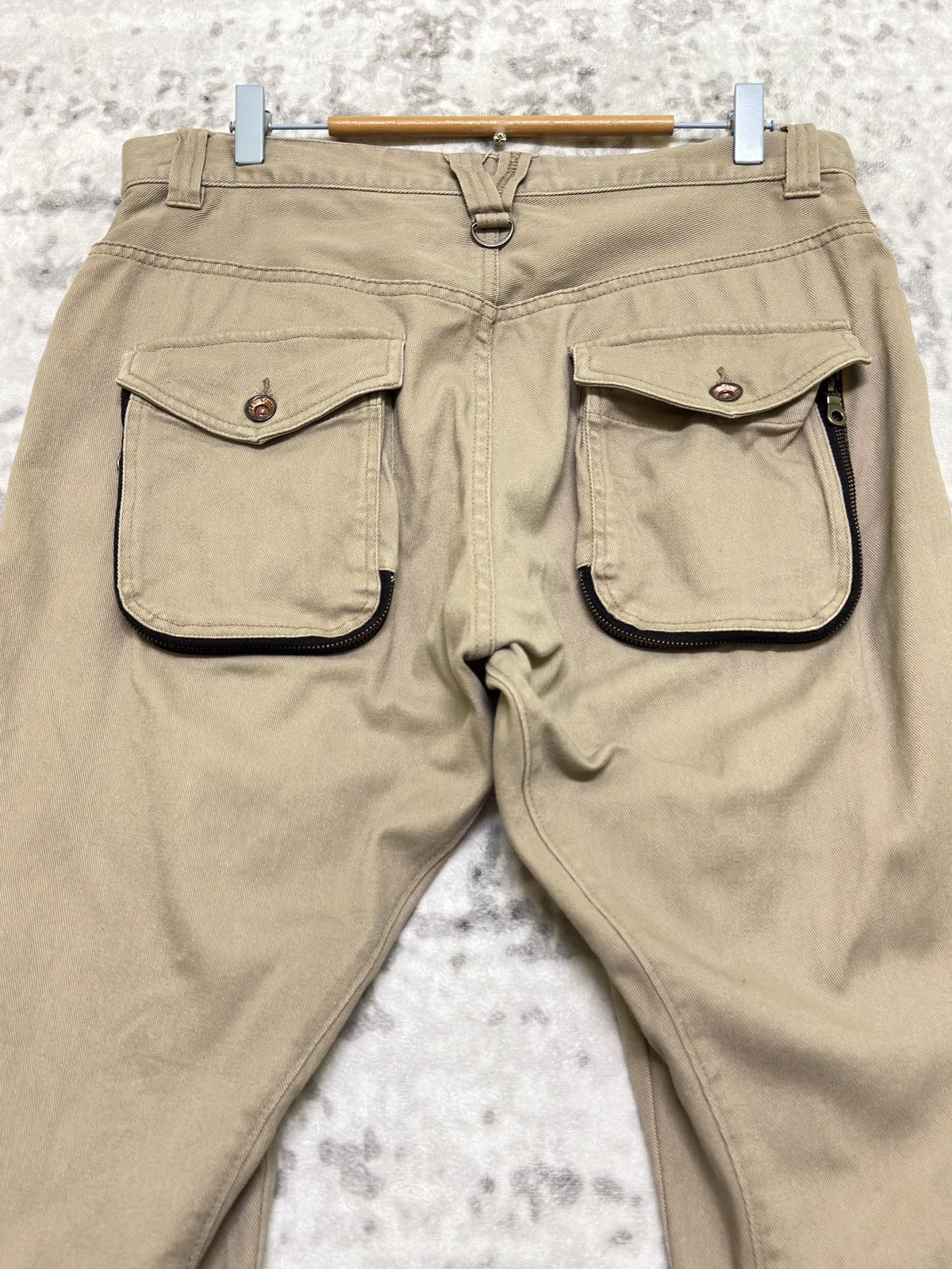 Japanese Brand DISTRESSED PPFM CURVE PUNK PANTS VERY RARE Size US 34 / EU 50 - 8 Thumbnail