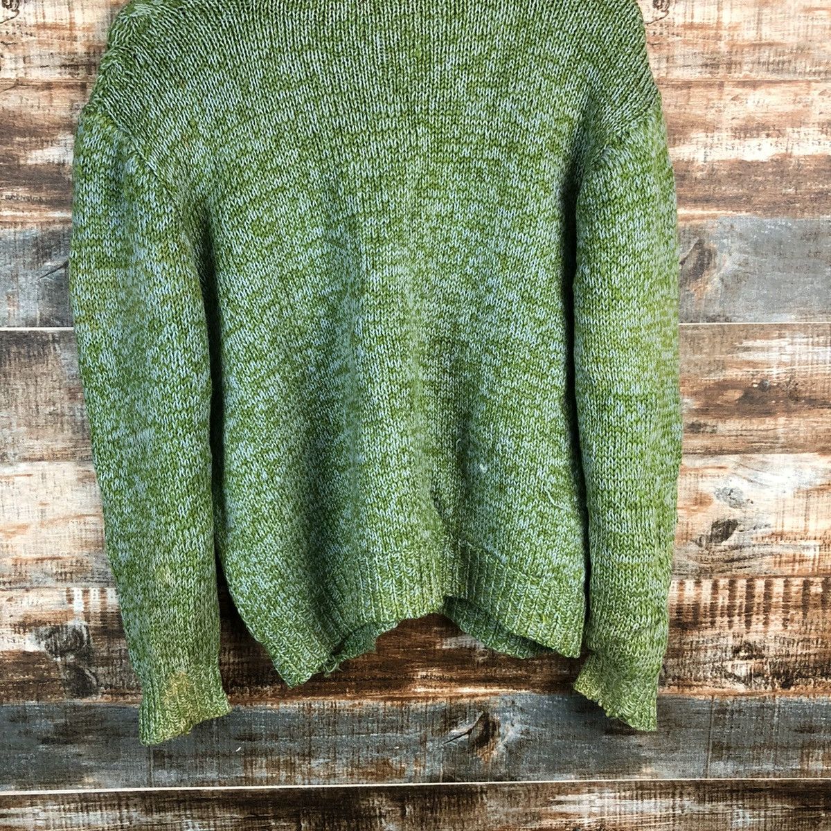 Japanese Brand Japan vintage Green Hand Knitwear cardigan #A2321 Size US S / EU 44-46 / 1 - 13 Thumbnail