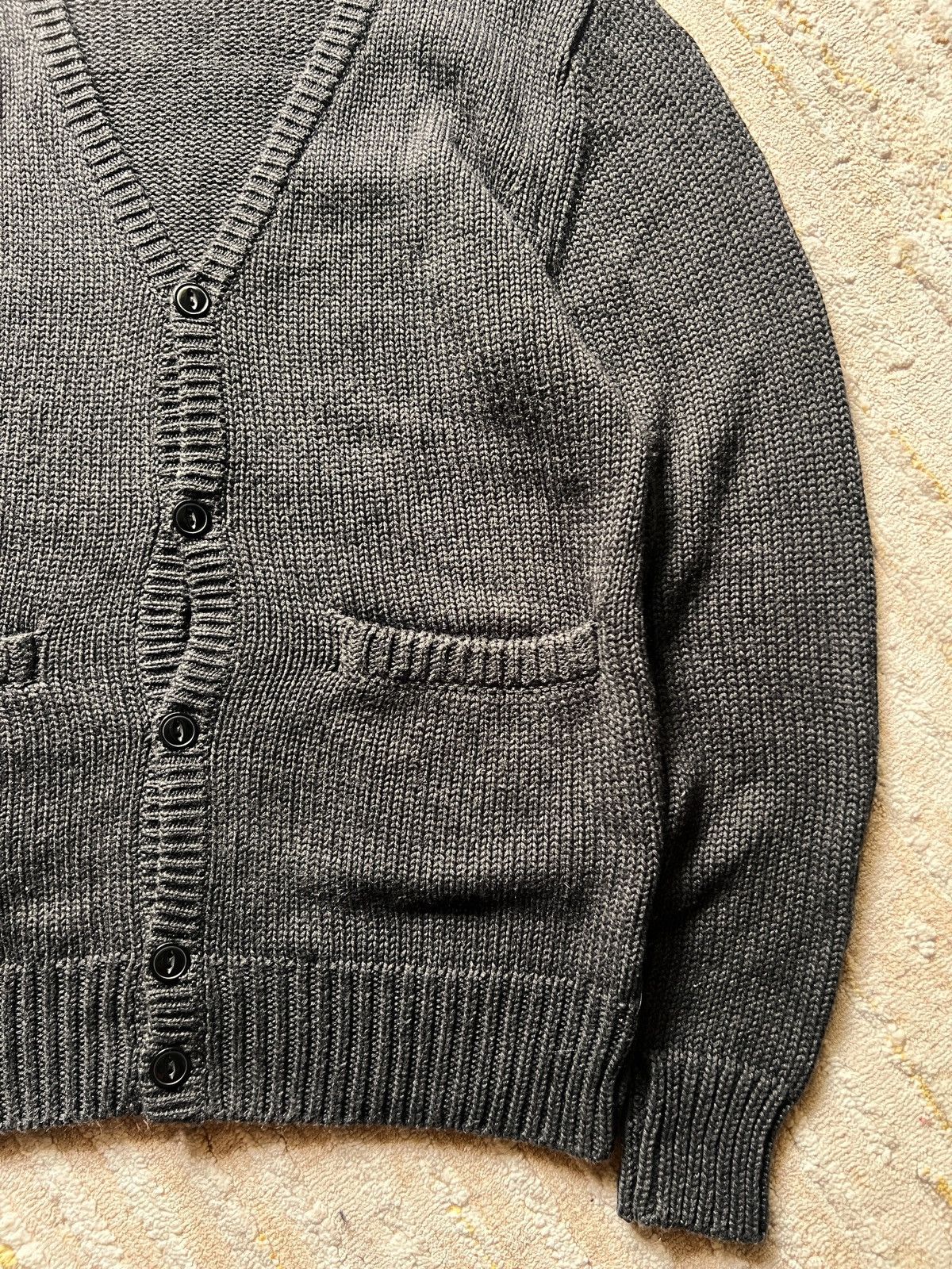 Number (N)ine Number (n)ine Black Knitted Cardigan Size US S / EU 44-46 / 1 - 2 Thumbnail