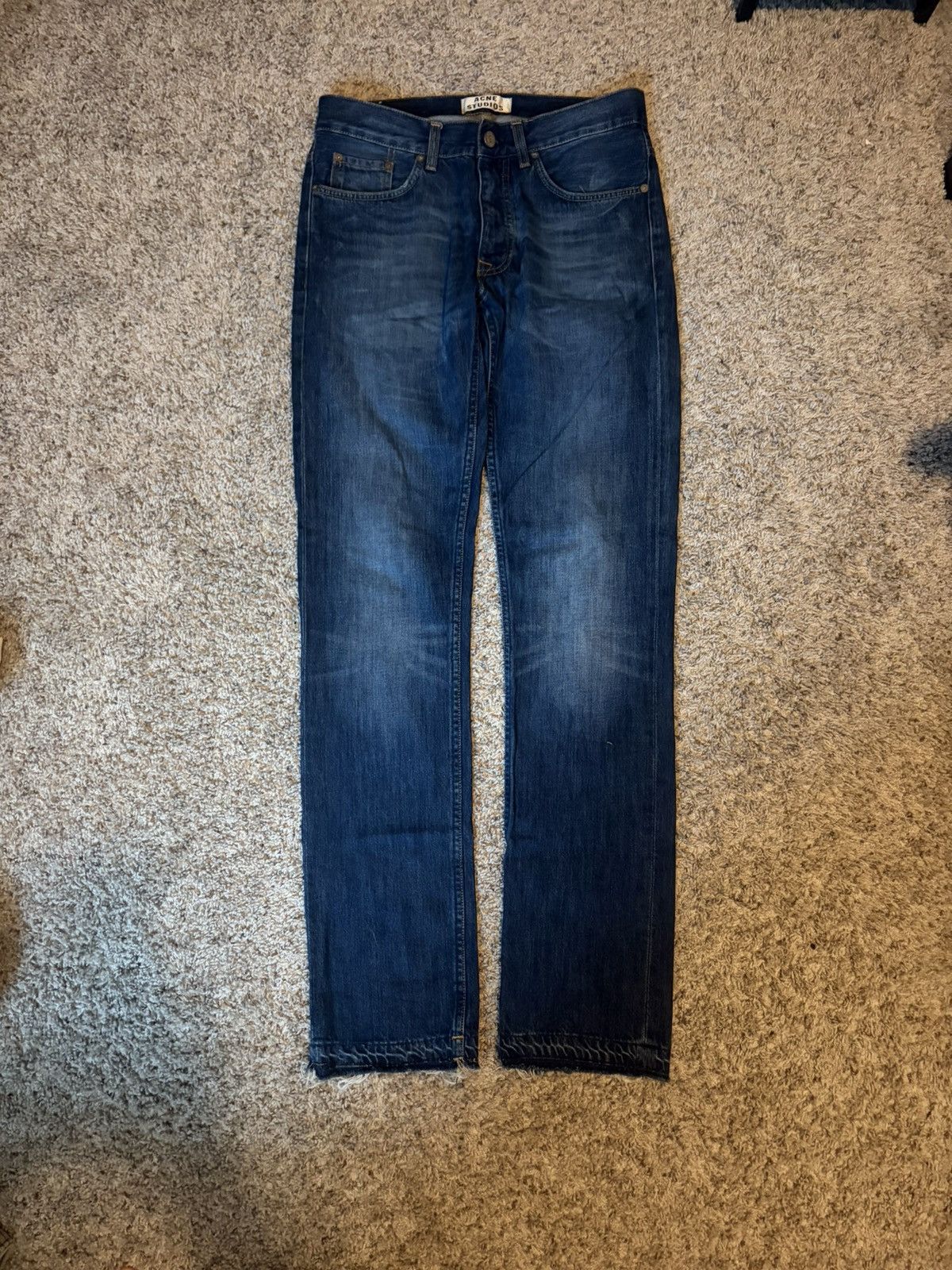 Acne studios vintage faded jeans