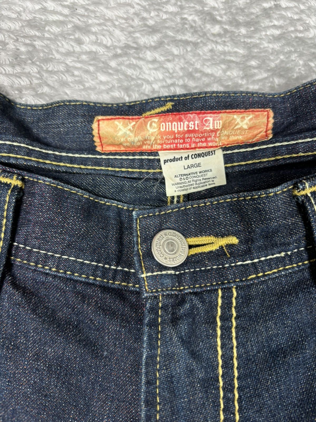 semanticdesign Conquest Baggy Denim Distressed Denim. S0379 Size US 33 - 7 Thumbnail