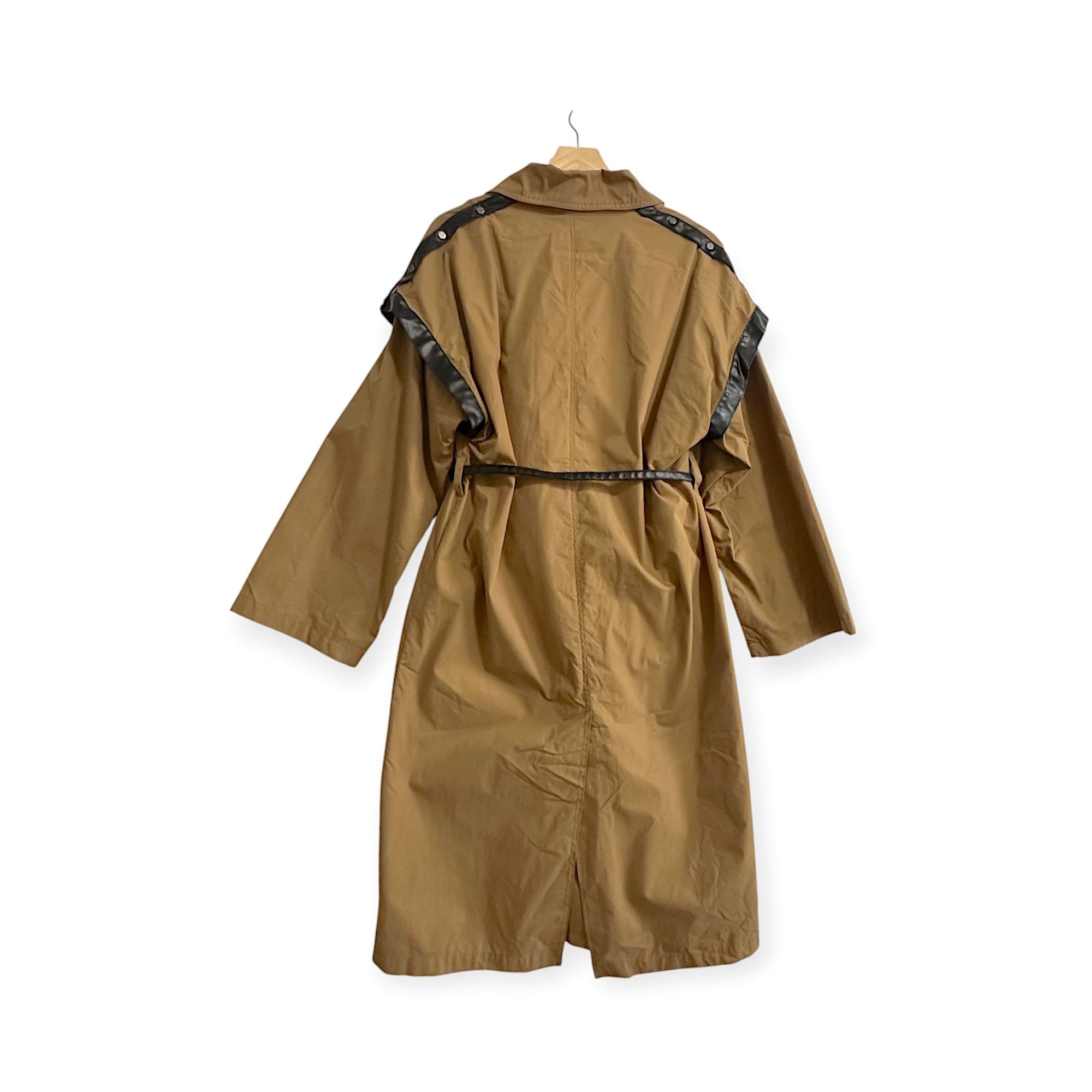OOF Wear Oof Wear Belted Trench Coat in Tabacco, Size 42 Italy, New w Size M / US 6-8 / IT 42-44 - 2 Thumbnail