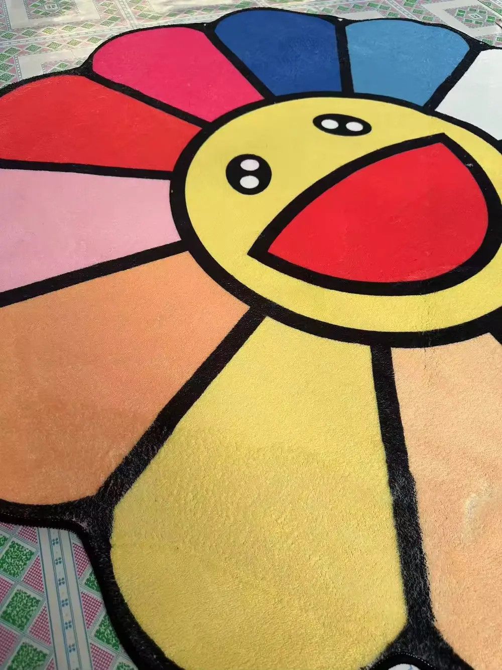 Other Flower Carpet Soft Tufted Rug Cute Size ONE SIZE - 3 Thumbnail