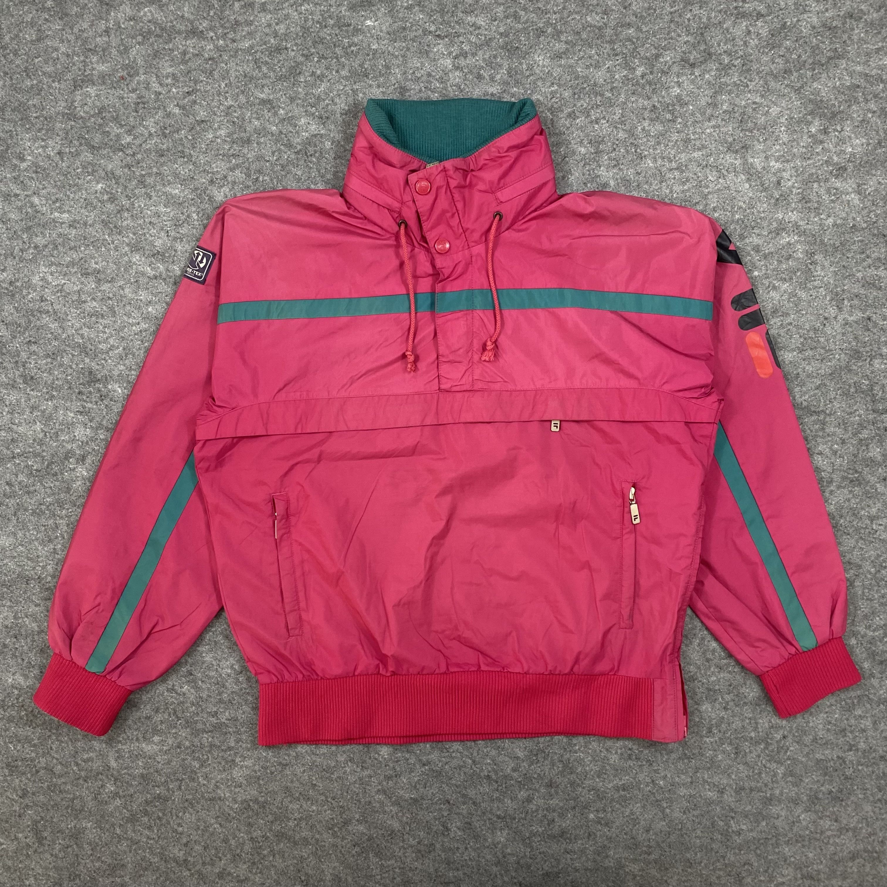 Fila Vintage 90s FILA Gore-Tex Anorak Pullover Jacket-J571 Size US M / EU 48-50 / 2 - 1 Thumbnail