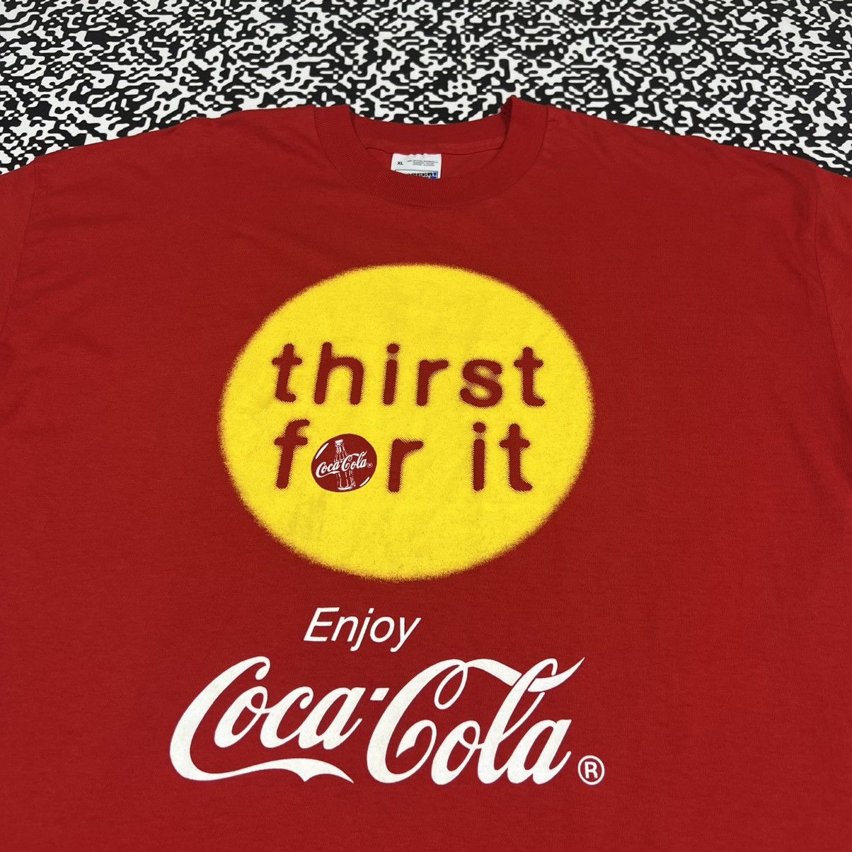 Coca Cola Vintage 90s COCA COLA COLE Single Stitch T-shirt Retro Style Size US XL / EU 56 / 4 - 6 Thumbnail