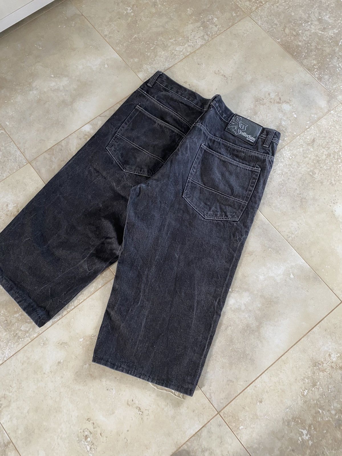 Southpole Vintage Rare SouthPole Baggy Shorts Rap Size 38 Navy Black Size US 38 / EU 54 - 7 Thumbnail