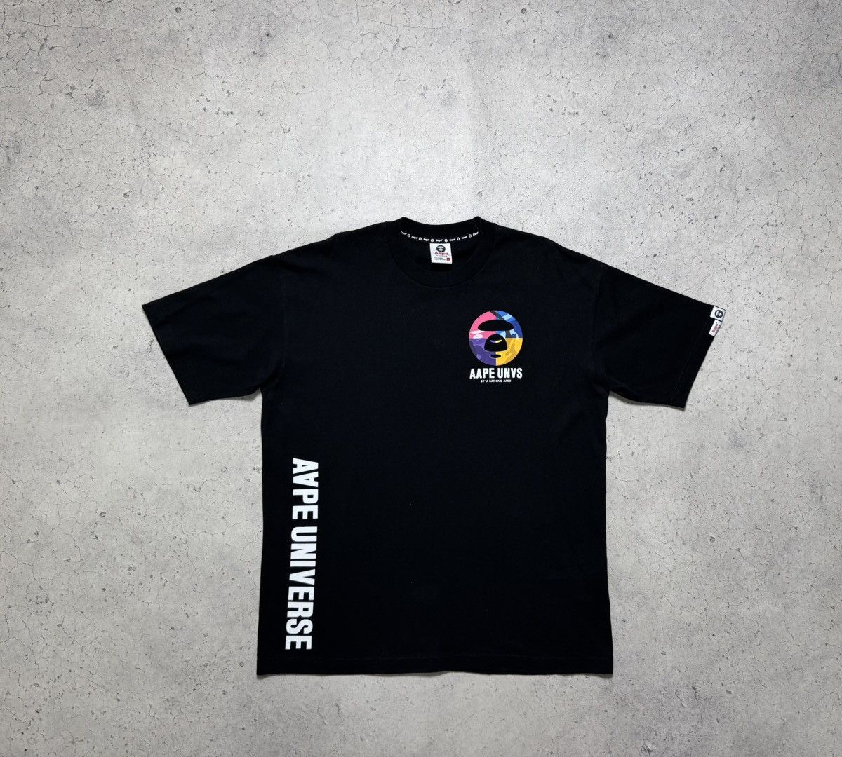 Aape Aape A Bathing Ape Big Logo Bape T-Shirt Black Size L Size US L / EU 52-54 / 3 - 1 Thumbnail
