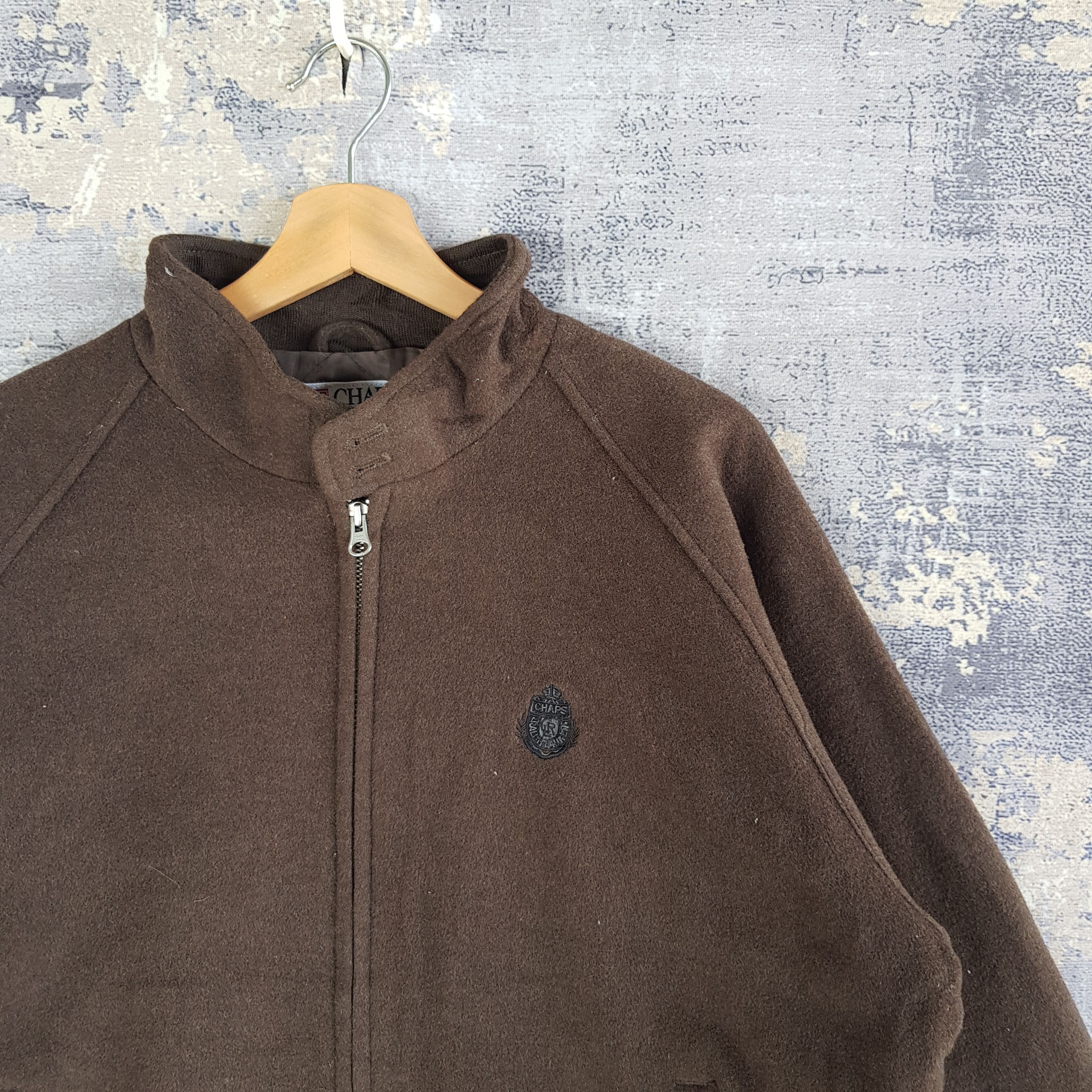 Ralph Lauren × Vintage Vintage Chaps Ralph Lauren Varsity Jacket Zipper Jacket Size US L / EU 52-54 / 3 - 4 Thumbnail