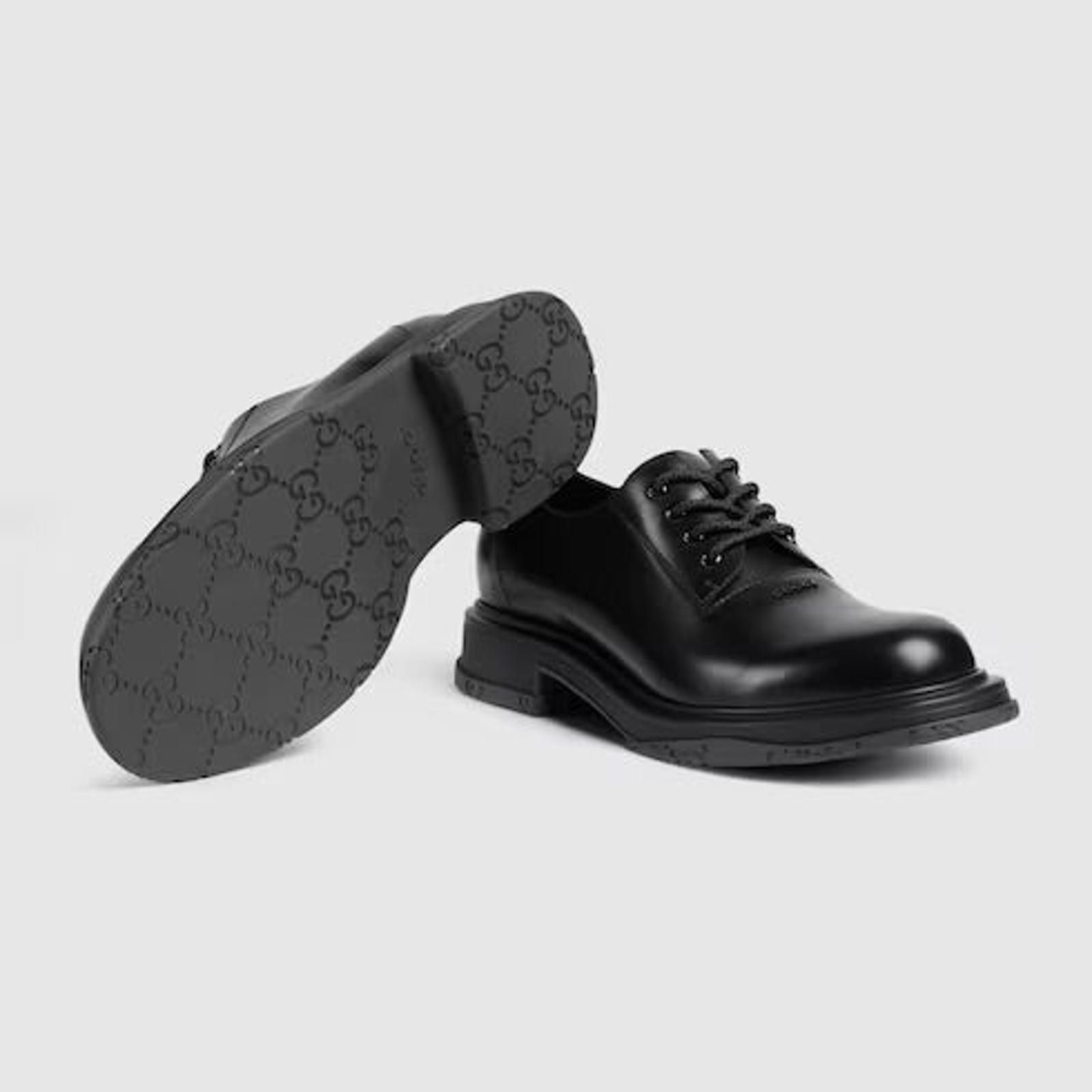 Gucci Gucci Tonal Logo Lace-Up Shoe Size US 9 / EU 42 - 2 Thumbnail