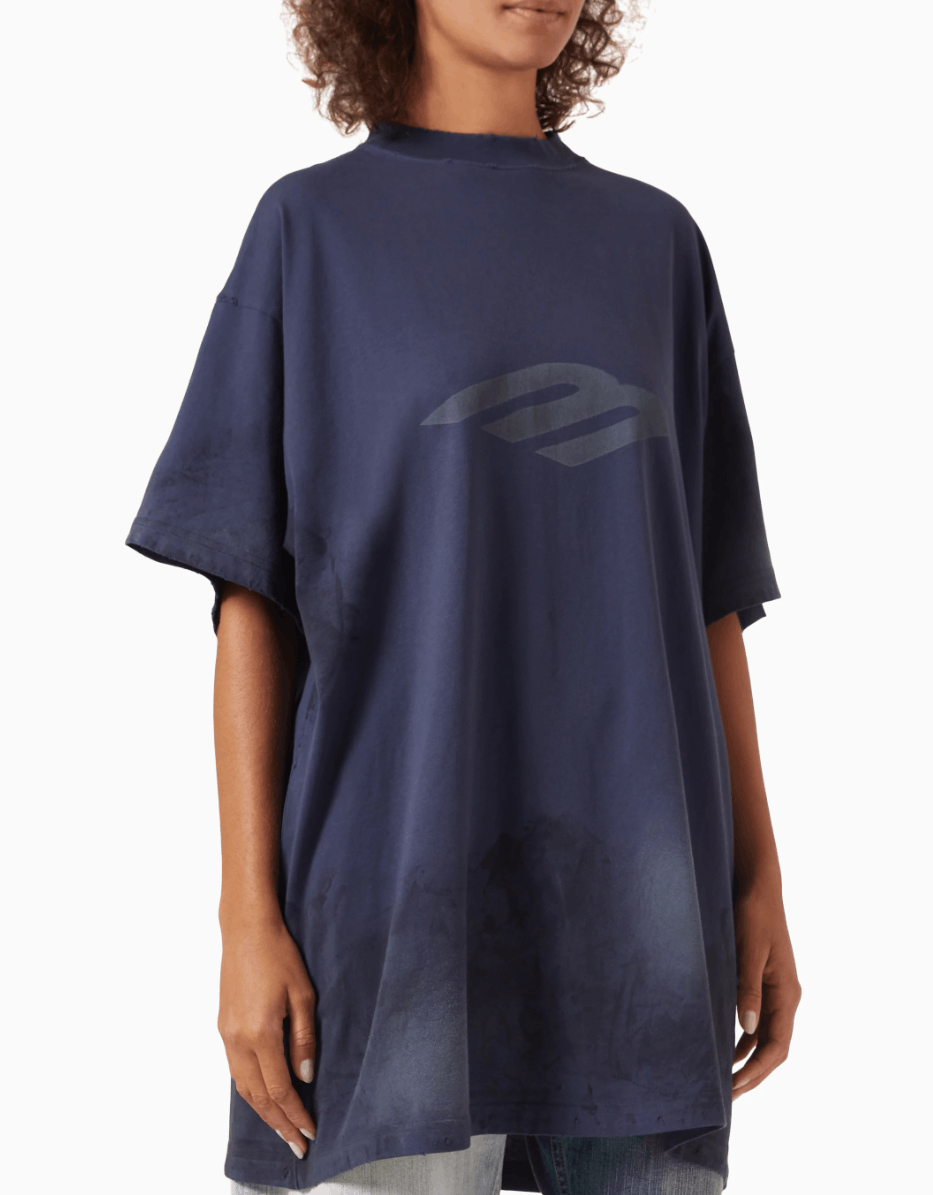 Balenciaga Balenciaga 3B Stencil Oversized T Shirt Size US M / EU 48-50 / 2 - 6 Thumbnail