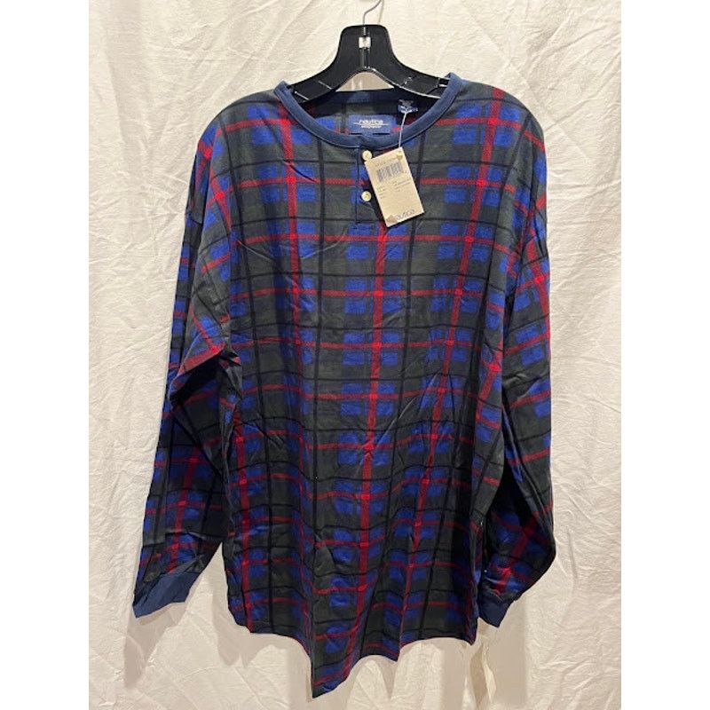 Nautica × Vintage NWT VTG Y2K Nautica Sleepwear Nightshirt Cotton Sz L Size US L / EU 52-54 / 3 - 1 Thumbnail