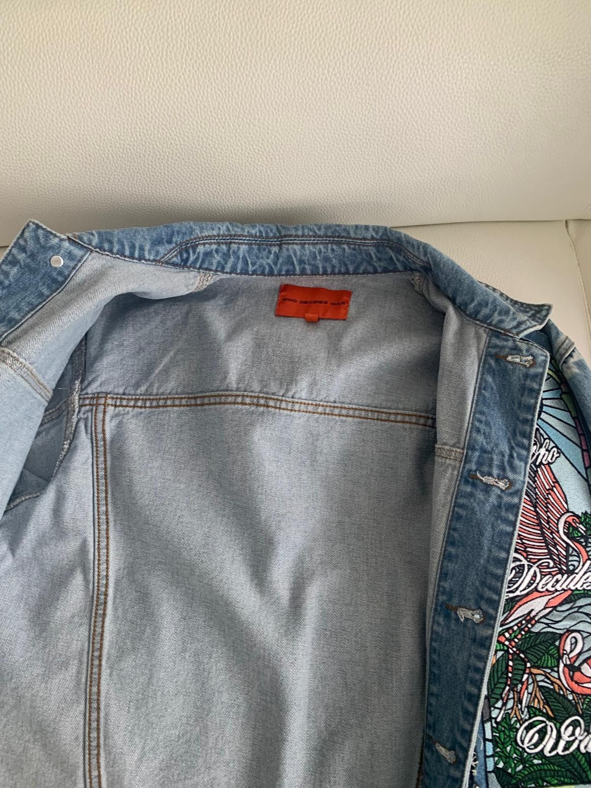 Who Decides War Who Decides War Denim Jacket Size US S / EU 44-46 / 1 - 6 Thumbnail