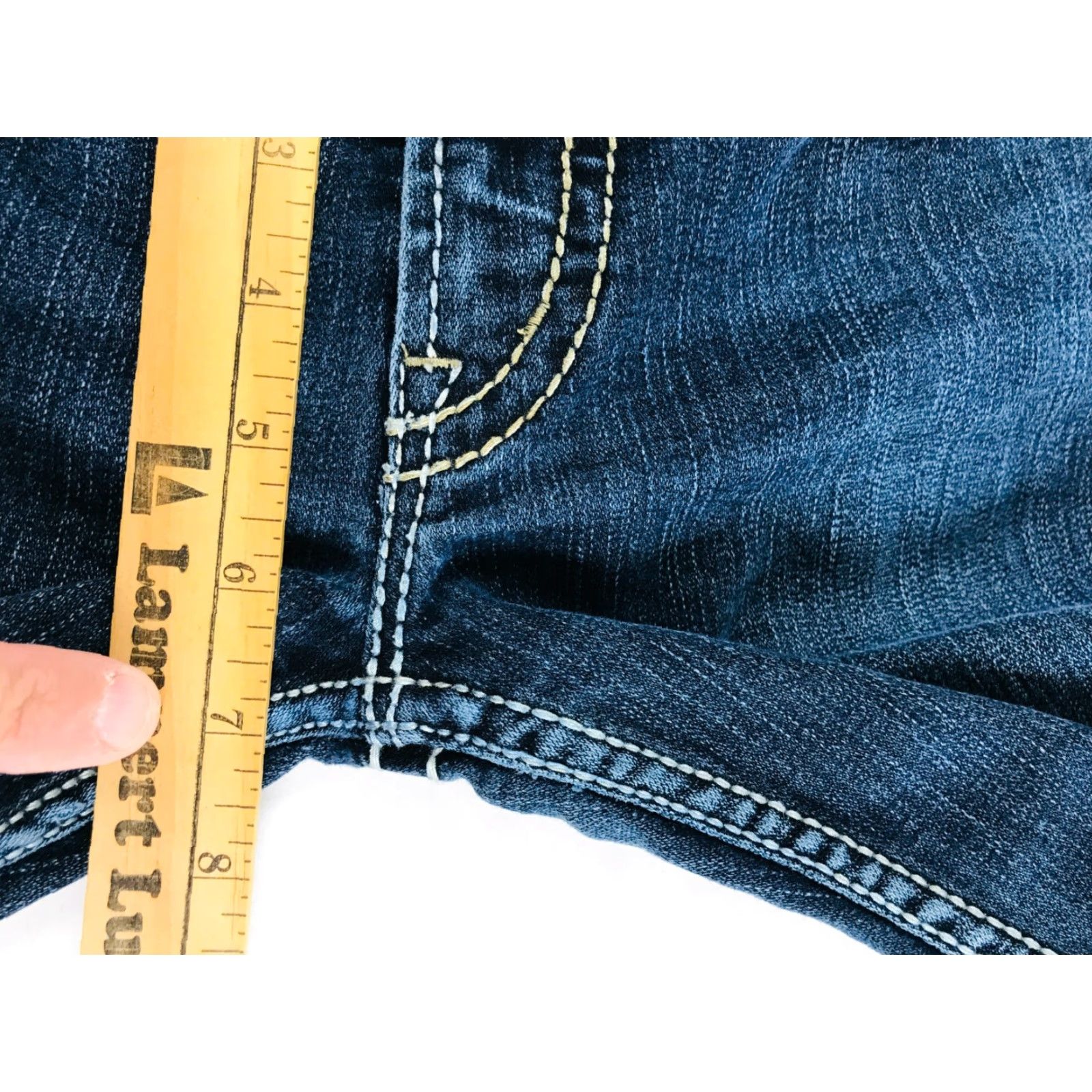 Silver Jeans Co. Silver Jeans Frances Jeans 27x30 Denim Pants Low Rise Blue 100% Cotton Women Jeans Straight Modern Vintage? No 27 Womens Jeans Silver Size 27" / US 4 / IT 40 - 3 Thumbnail
