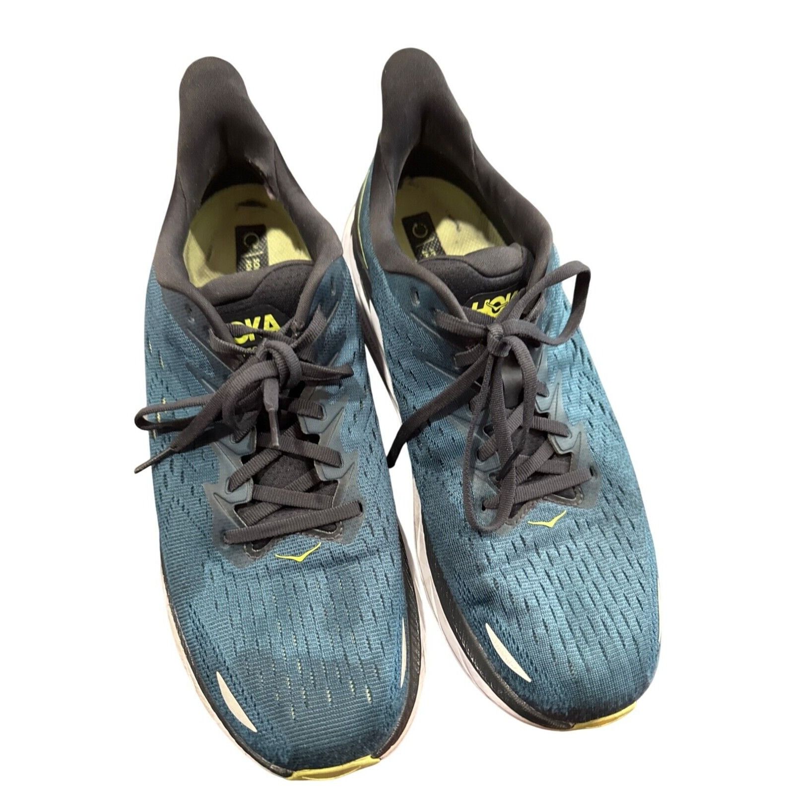 Hoka Hoka Clifton 8 Mens Blue Running Sneakers Shoes 10D SKU 8121 Size US 10 / EU 43 - 12 Thumbnail