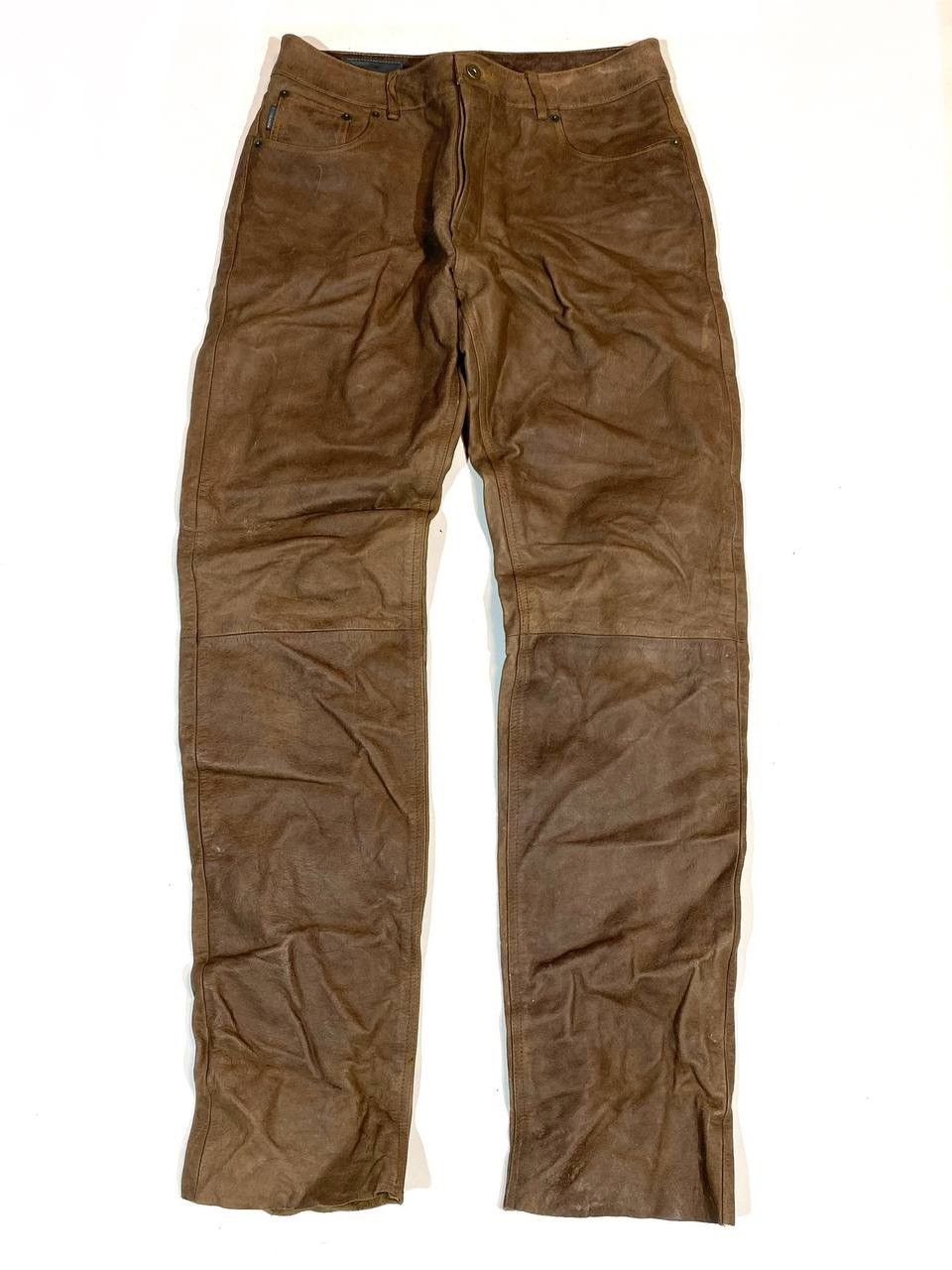 Leather Rockn Blue Racing Moto Leather Pants Size US 33 - 1 Thumbnail
